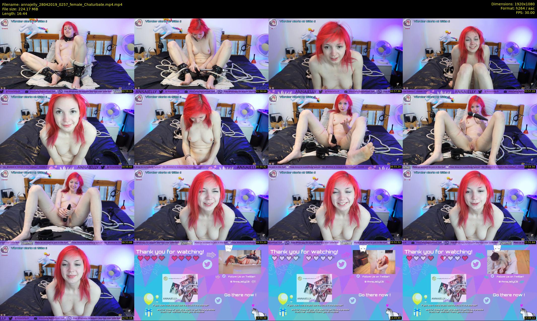 annajelly — 17 minute Chaturbate couple cam show recording, 1080p, Apr 28, 2019