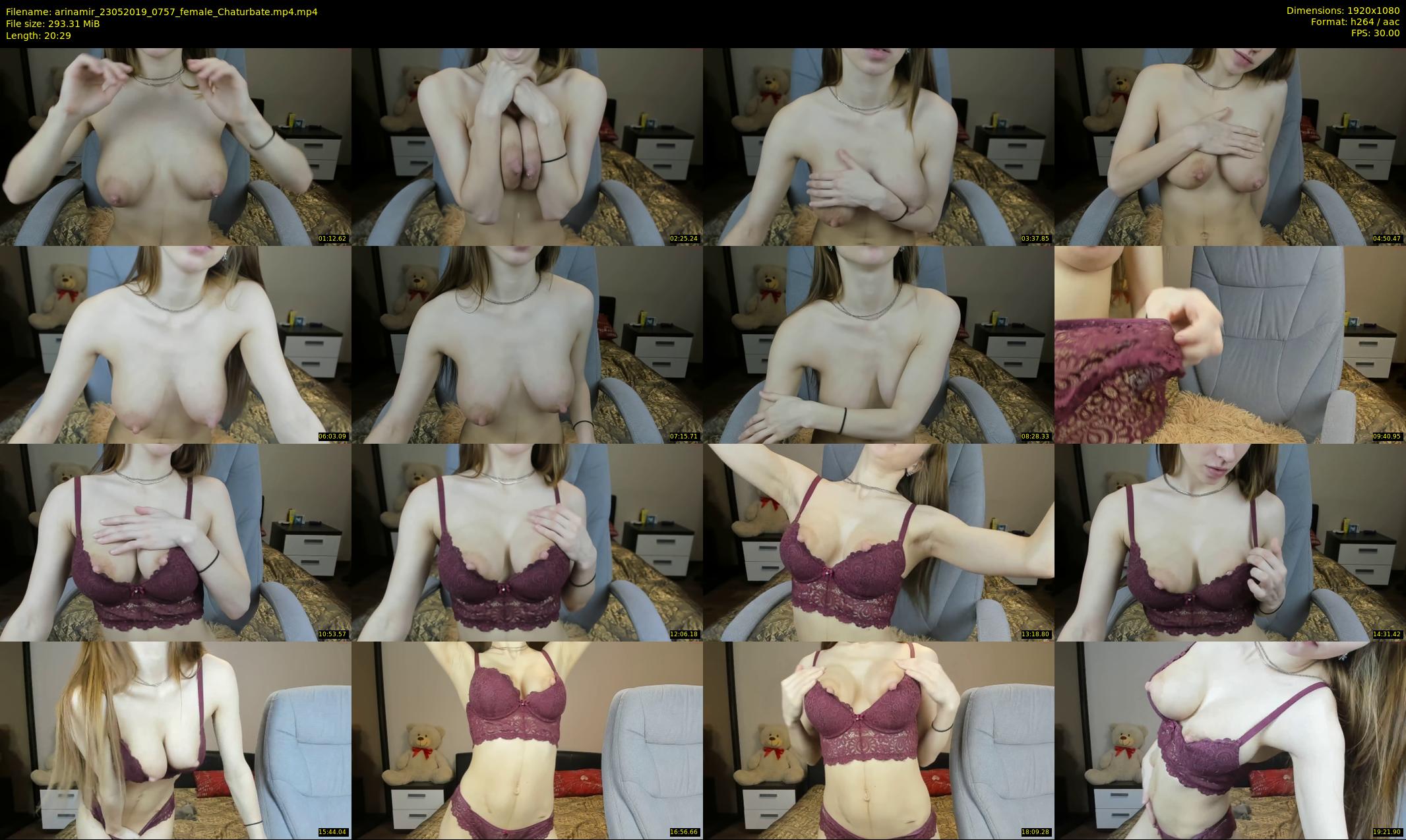 arinamir — 21 minute Chaturbate female cam show recording, 1080p, May 23, 2019