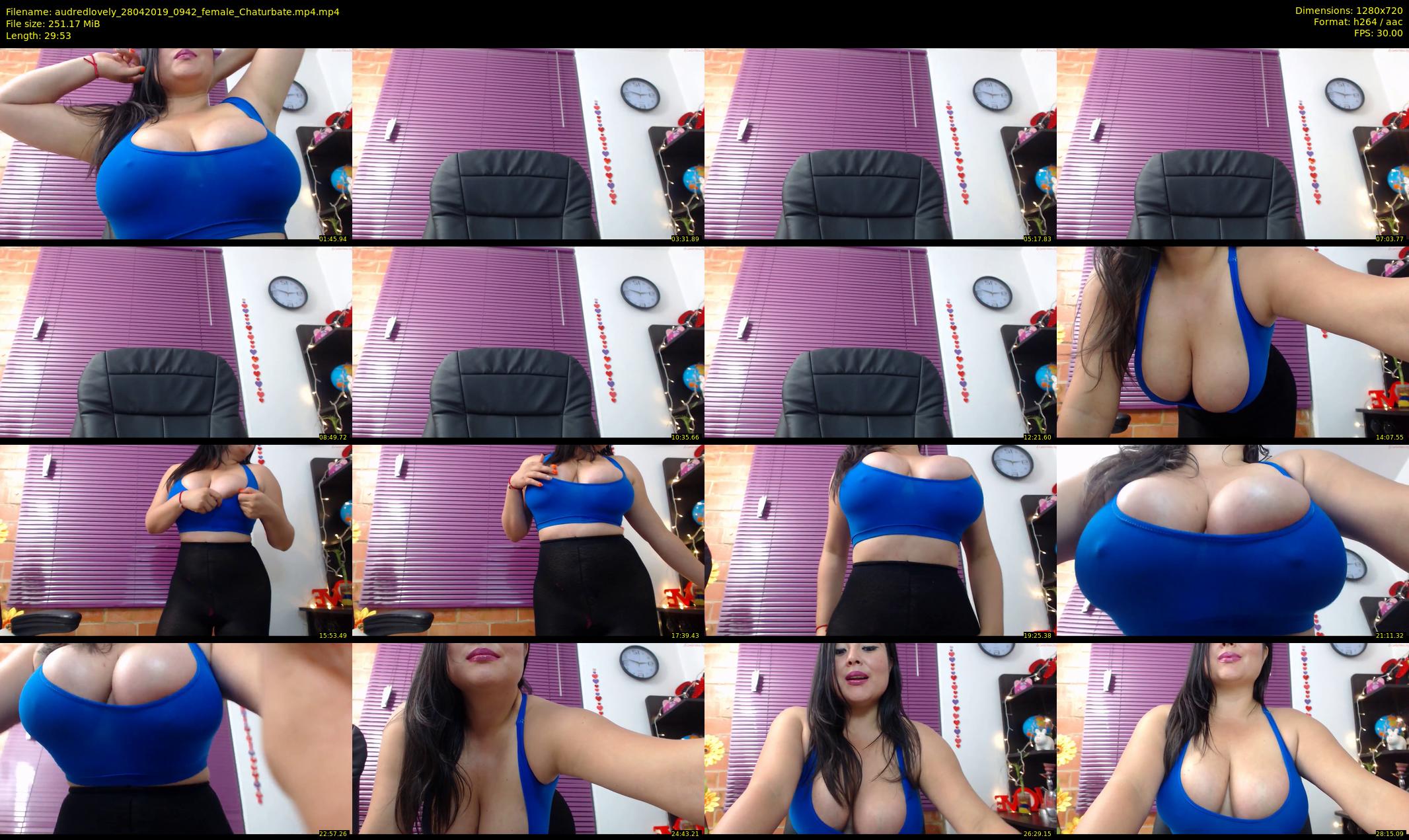 audredlovely — 30 minute Chaturbate female cam show recording, 720p, Apr 28, 2019