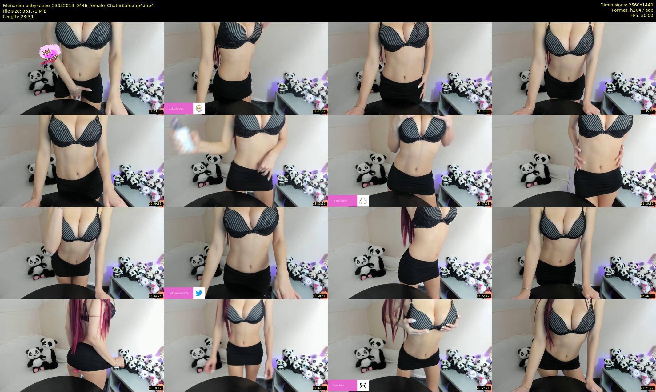babykeeee — 24 minute Chaturbate female cam show recording, 1080p, May 23, 2019