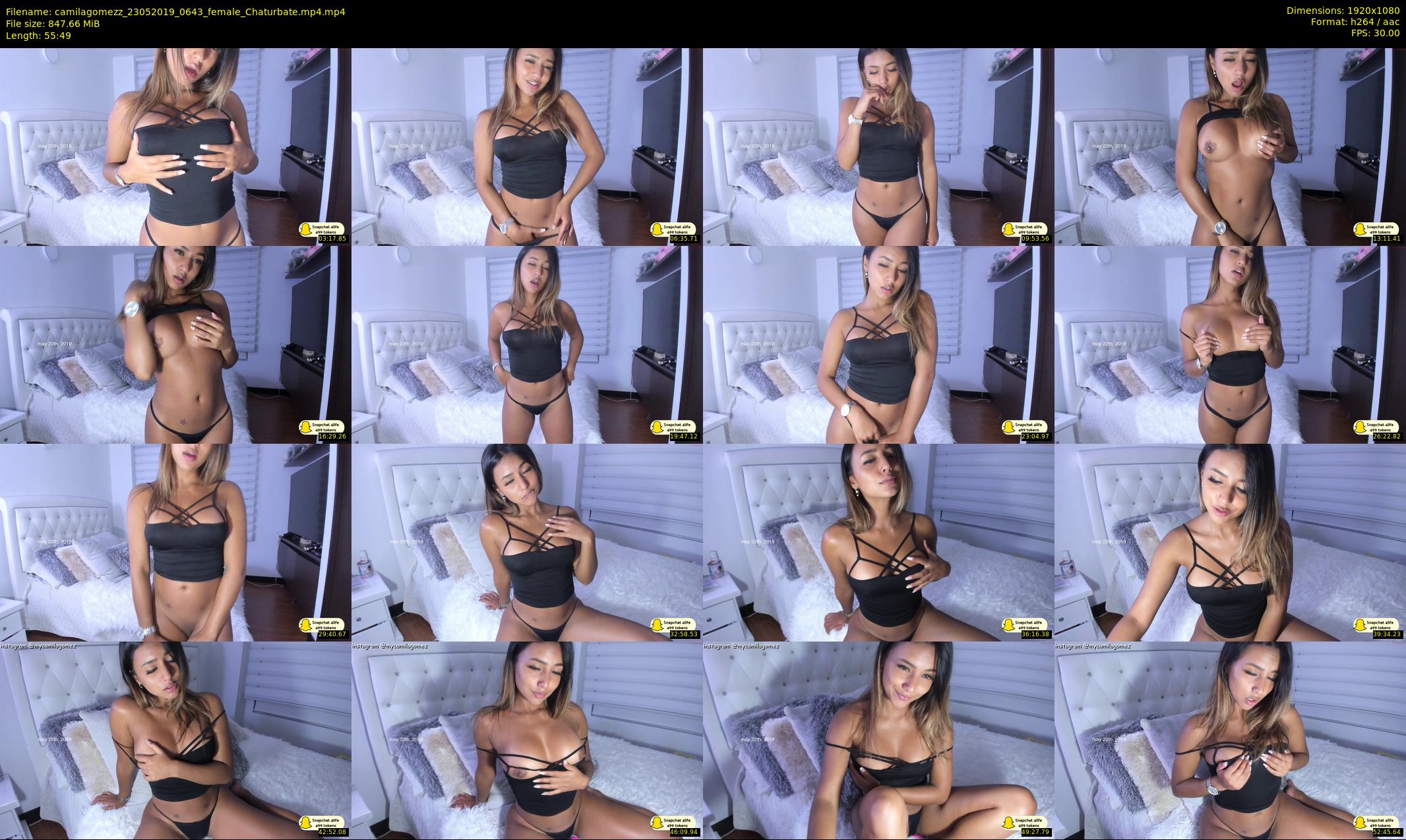 camilagomezz — 56 minute Chaturbate female cam show recording, 1080p, May 23, 2019