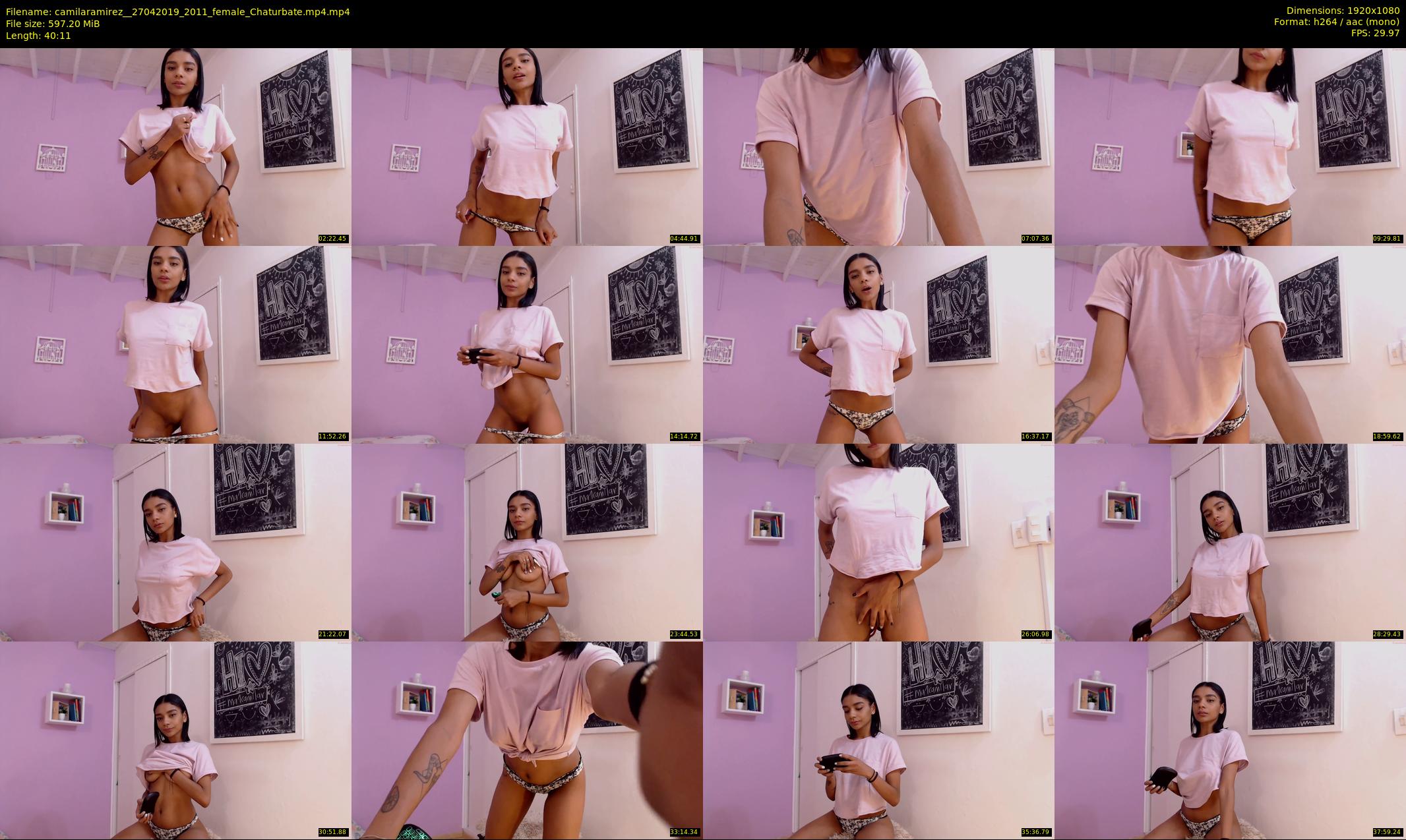 camilaramirez_ — 41 minute Chaturbate female cam show recording, 1080p, Apr 27, 2019