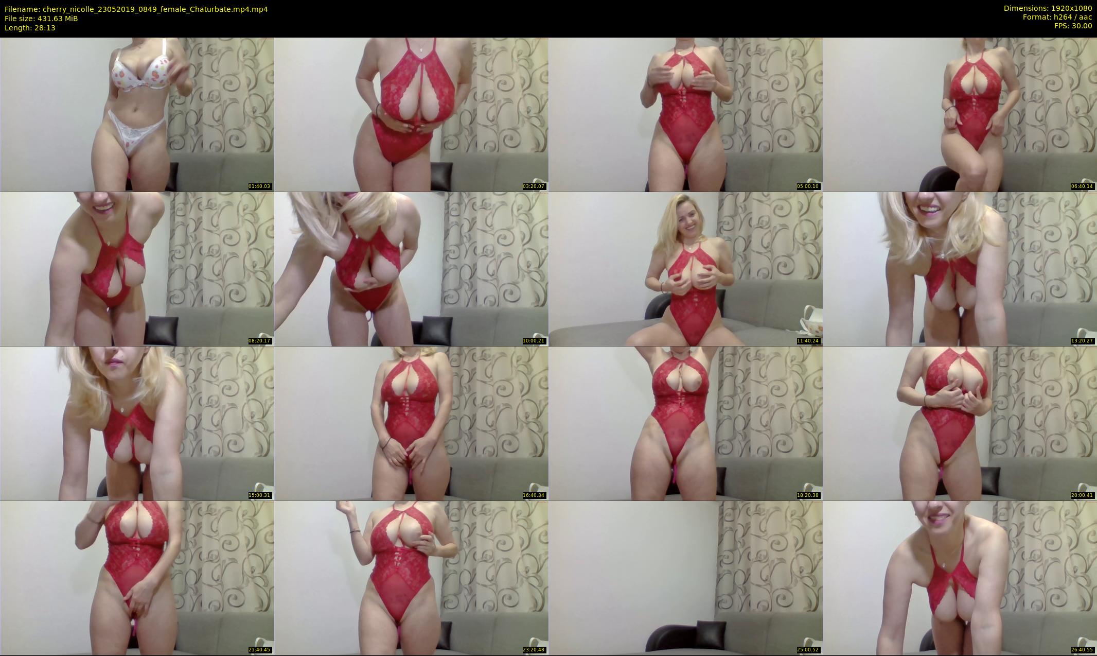 cherry_nicolle — 29 minute Chaturbate female cam show recording, 1080p, May 23, 2019