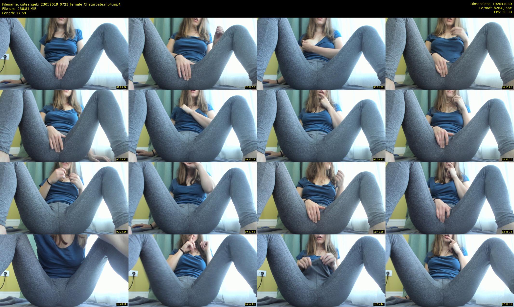cuteangelx — 18 minute Chaturbate female cam show recording, 1080p, May 23, 2019