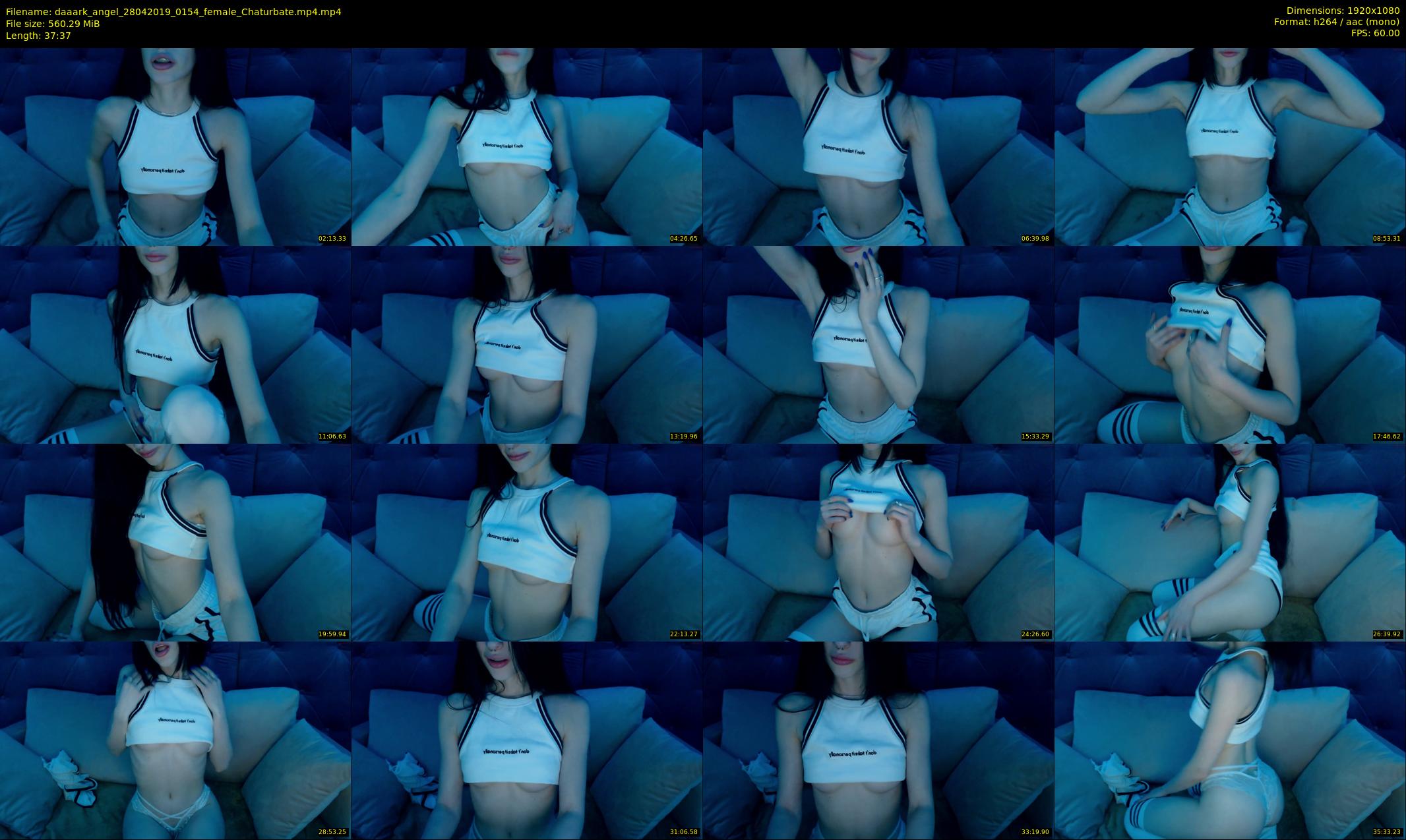 daaark_angel — 38 minute Chaturbate female cam show recording, 1080p, Apr 28, 2019