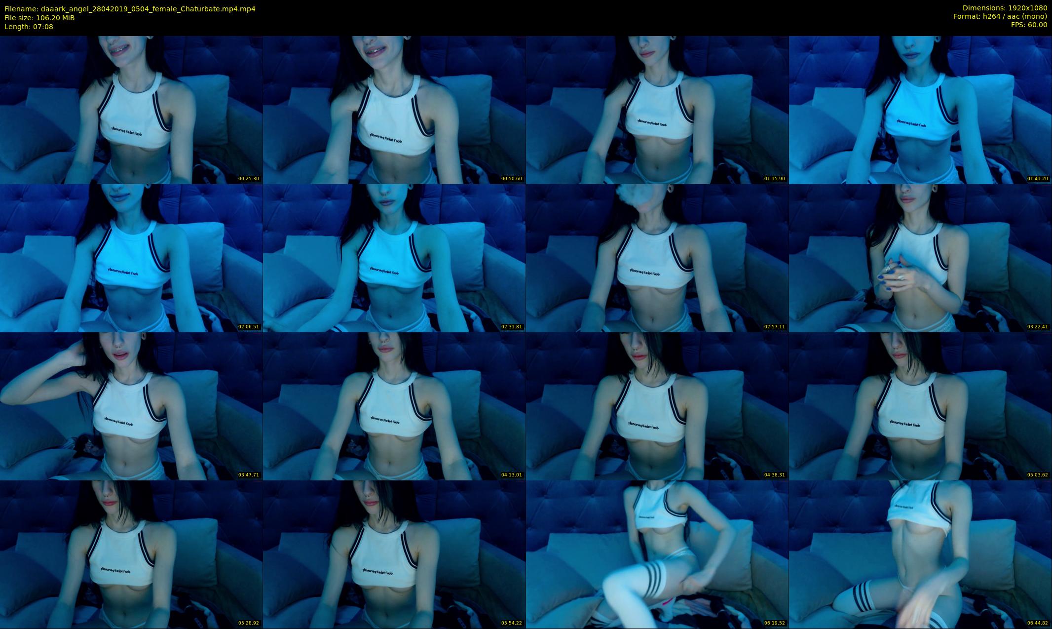 daaark_angel — 8 minute Chaturbate female cam show recording, 1080p, Apr 28, 2019