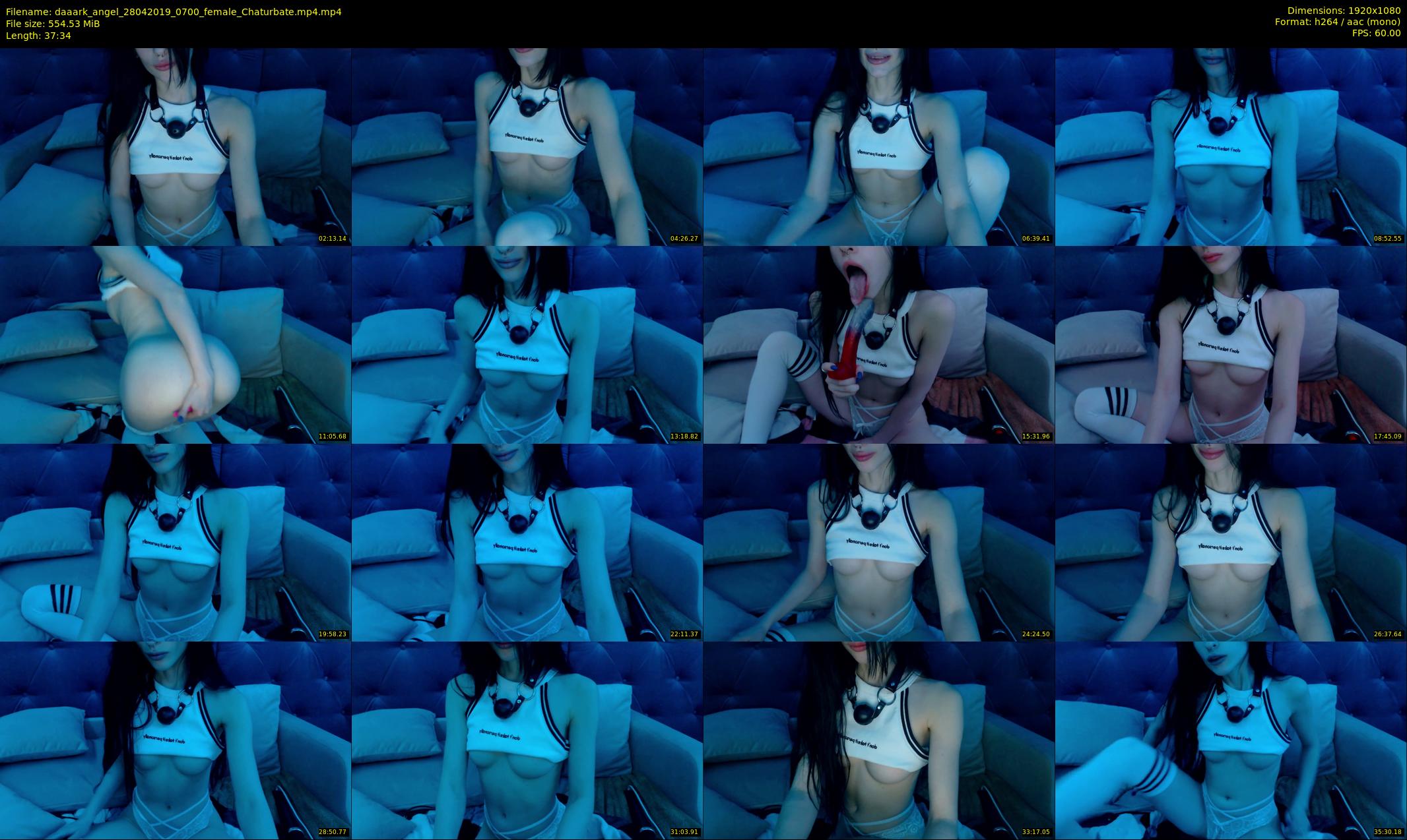 daaark_angel — 38 minute Chaturbate female cam show recording, 1080p, Apr 28, 2019