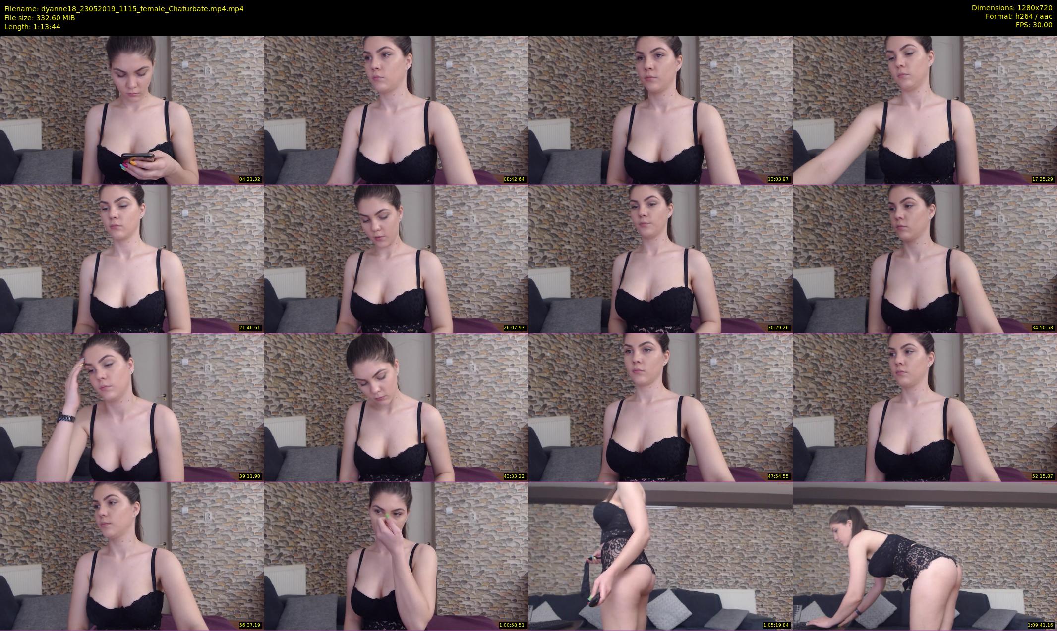 dyanne18 — 74 minute Chaturbate female cam show recording, 720p, May 23, 2019