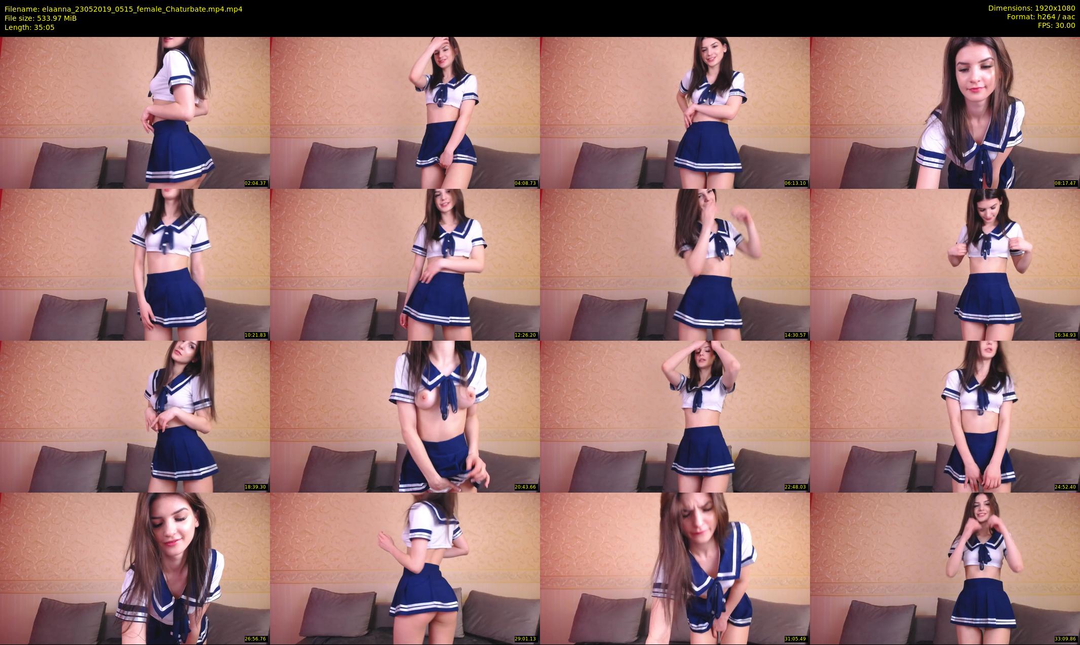 elaanna — 36 minute Chaturbate female cam show recording, 1080p, May 23, 2019