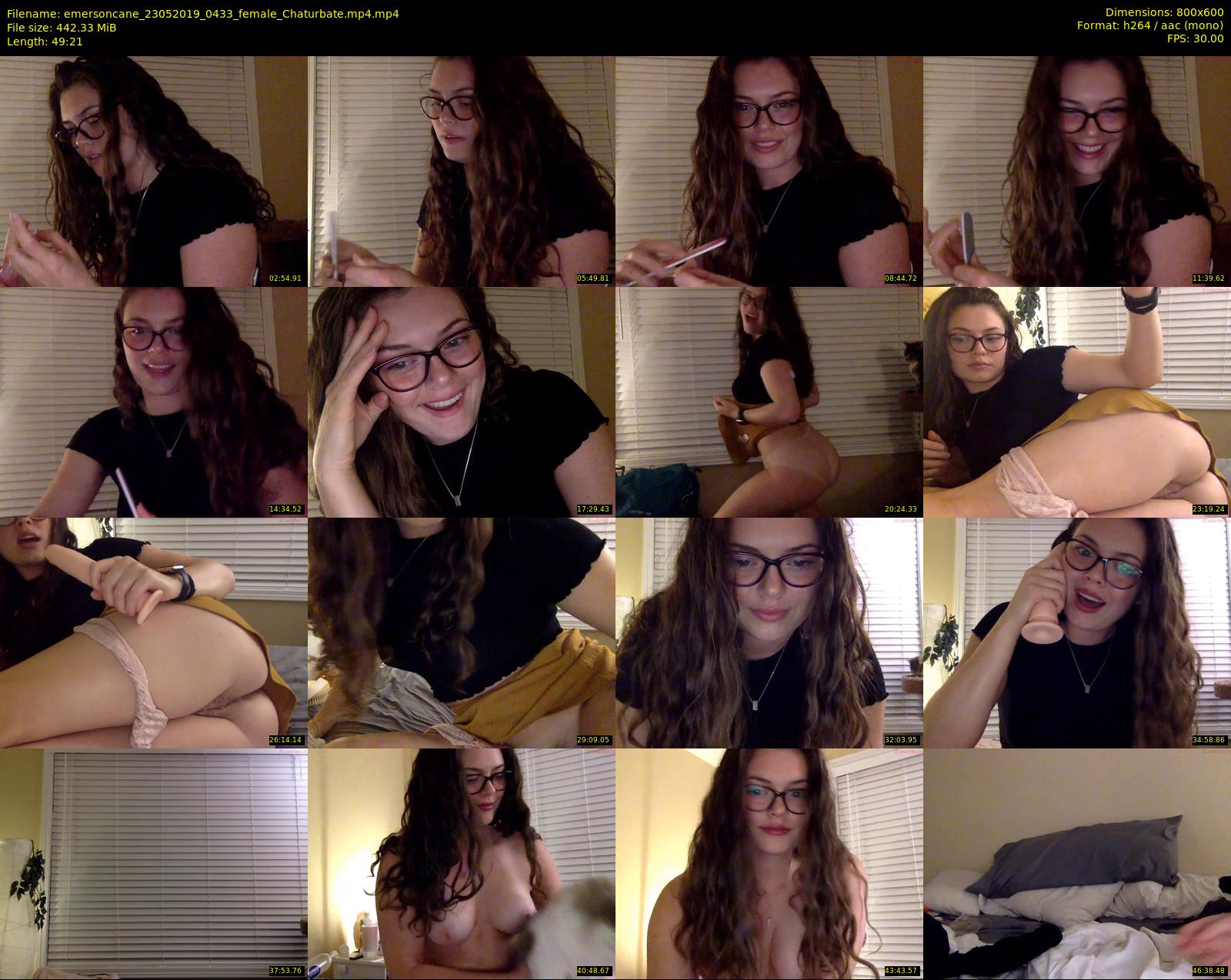 emersoncane — 50 minute Chaturbate female cam show recording, 480p, May 23, 2019