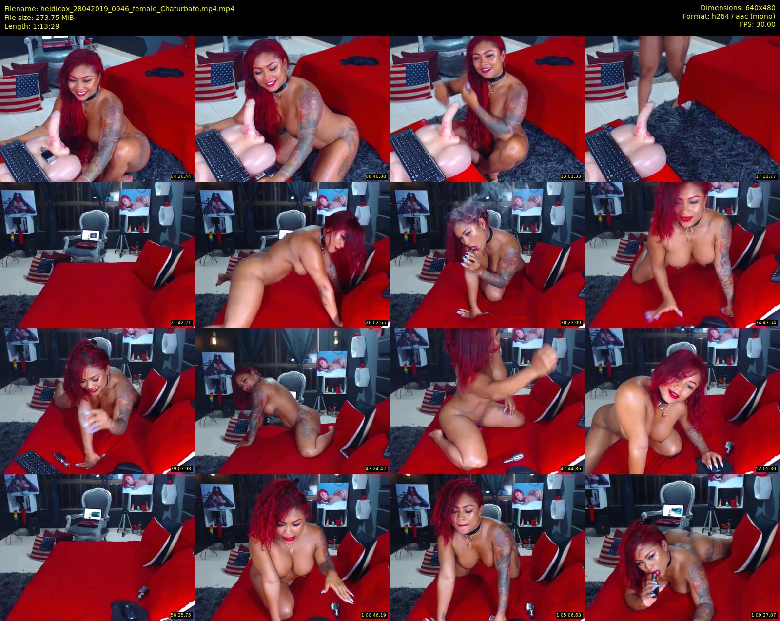 heidicox — 74 minute Chaturbate female cam show recording, 480p, Apr 28, 2019