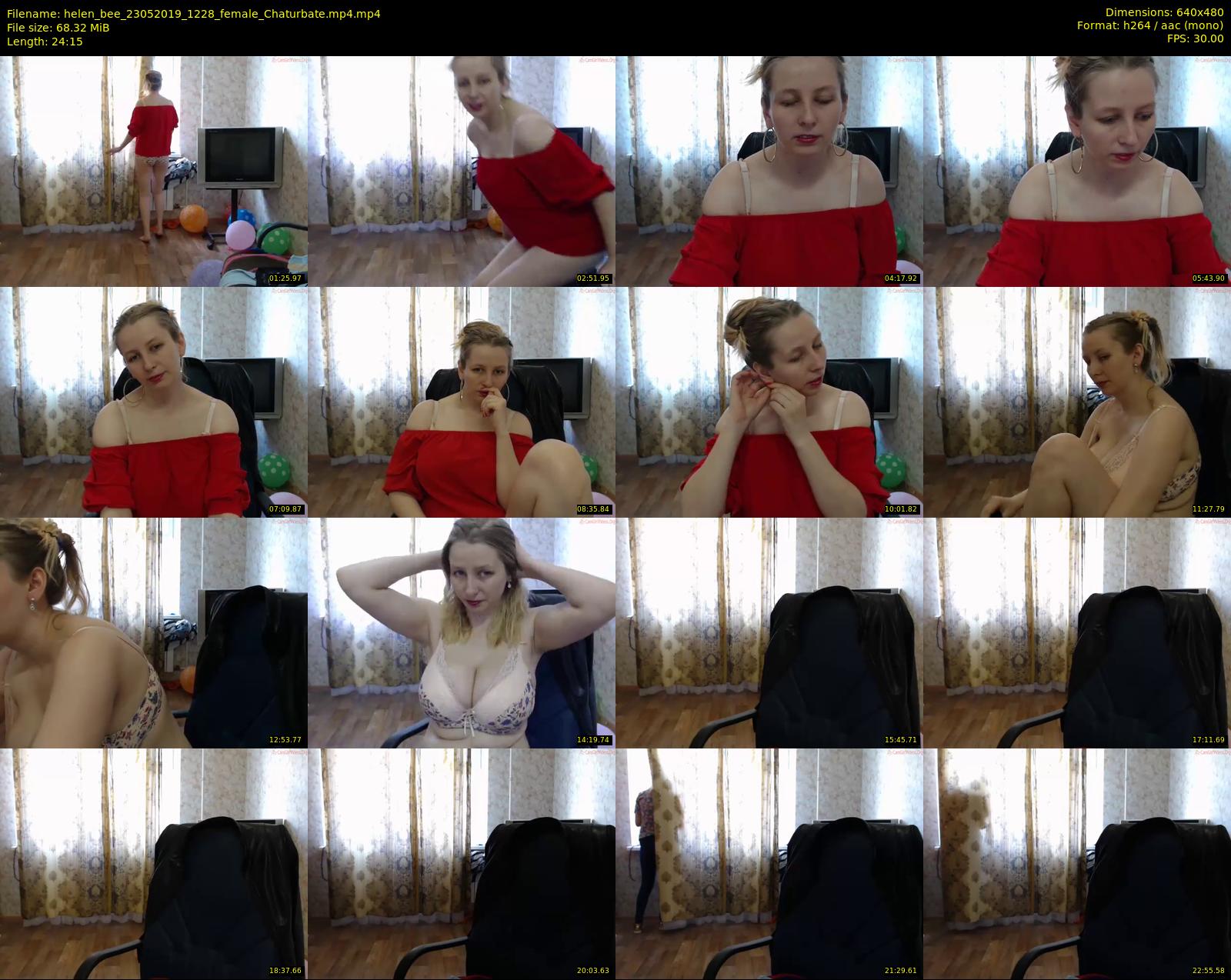 helen_bee — 25 minute Chaturbate female cam show recording, 480p, May 23, 2019