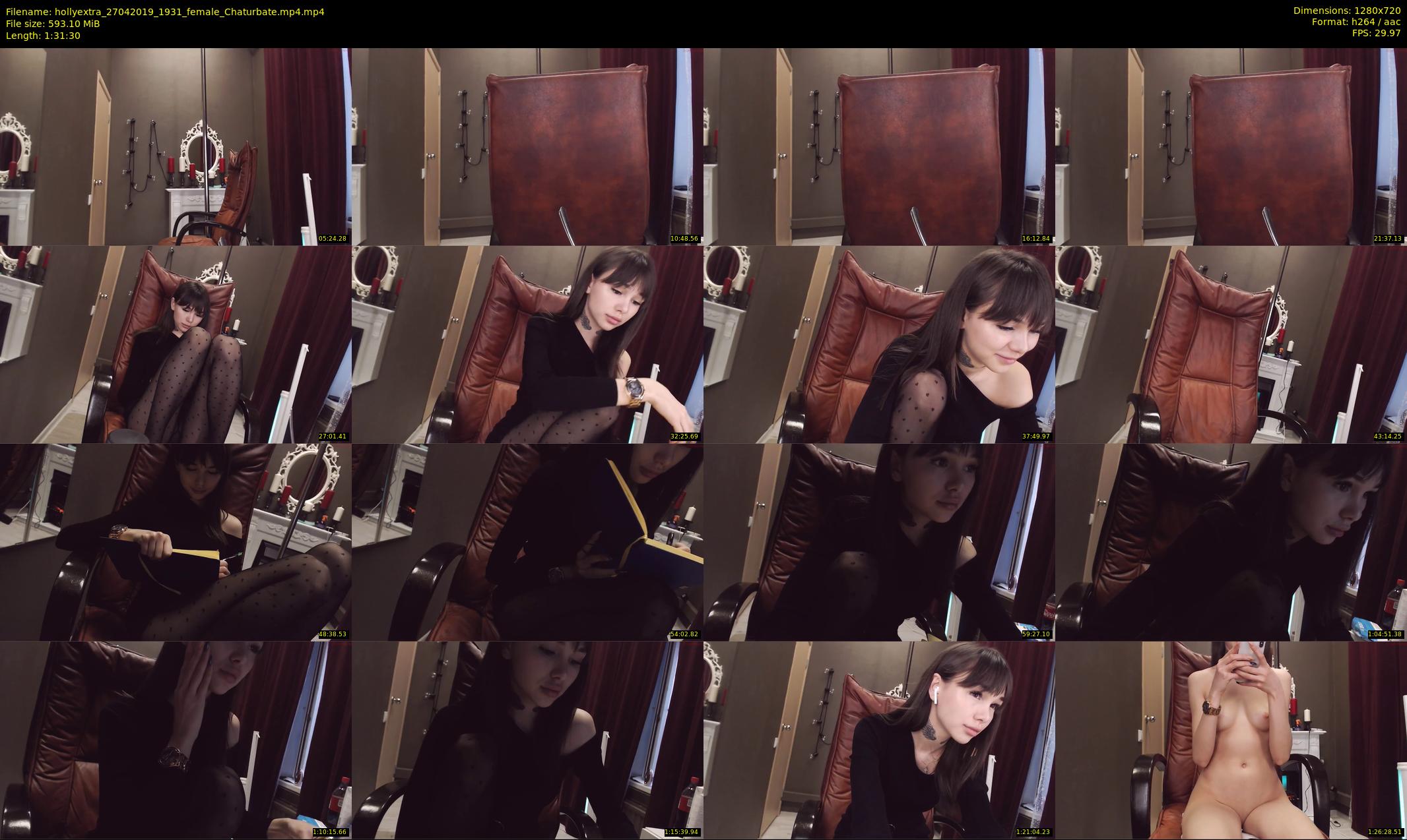 hollyextra — 92 minute Chaturbate female cam show recording, 720p, Apr 27, 2019