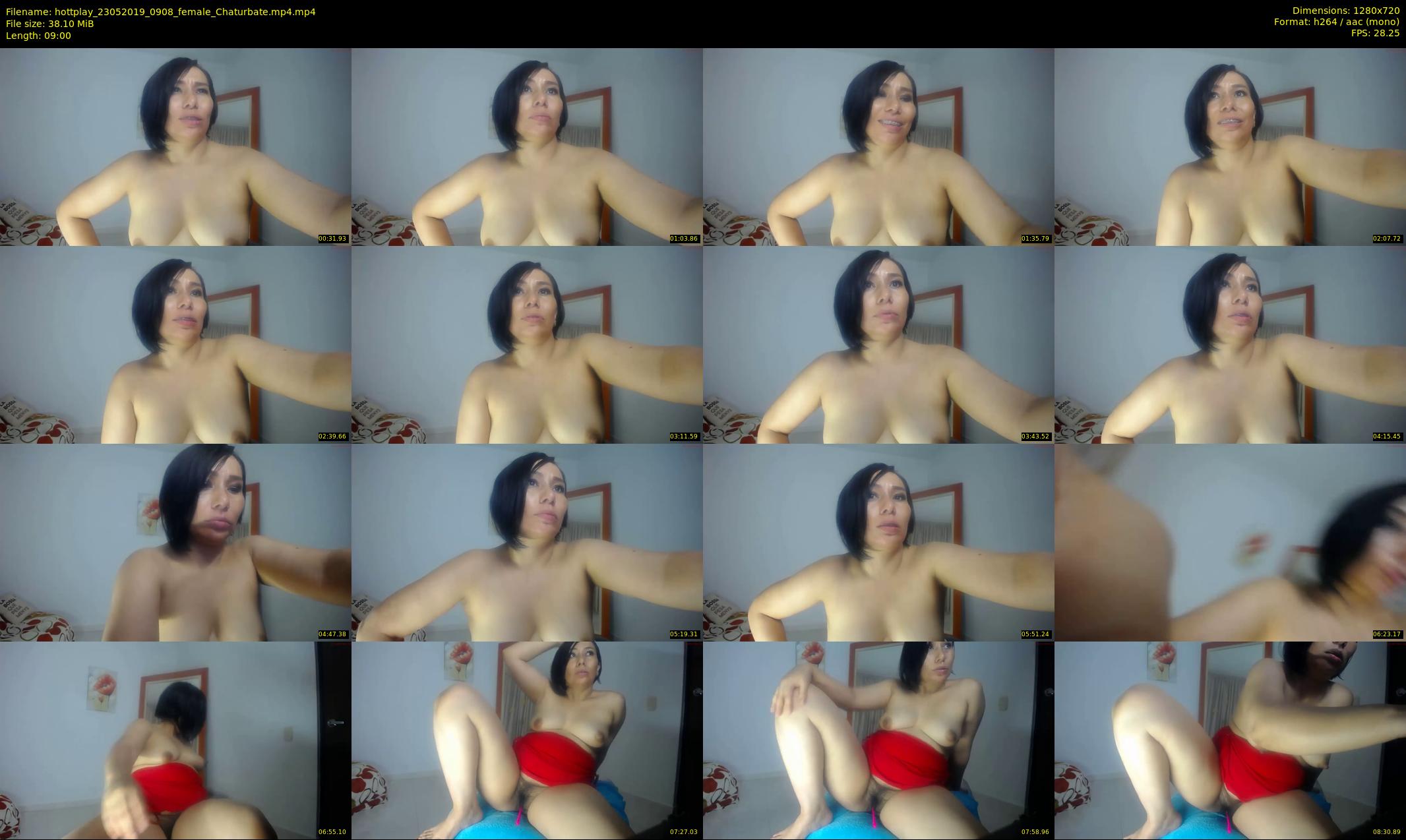 hottplay — 9 minute Chaturbate female cam show recording, 720p, May 23, 2019