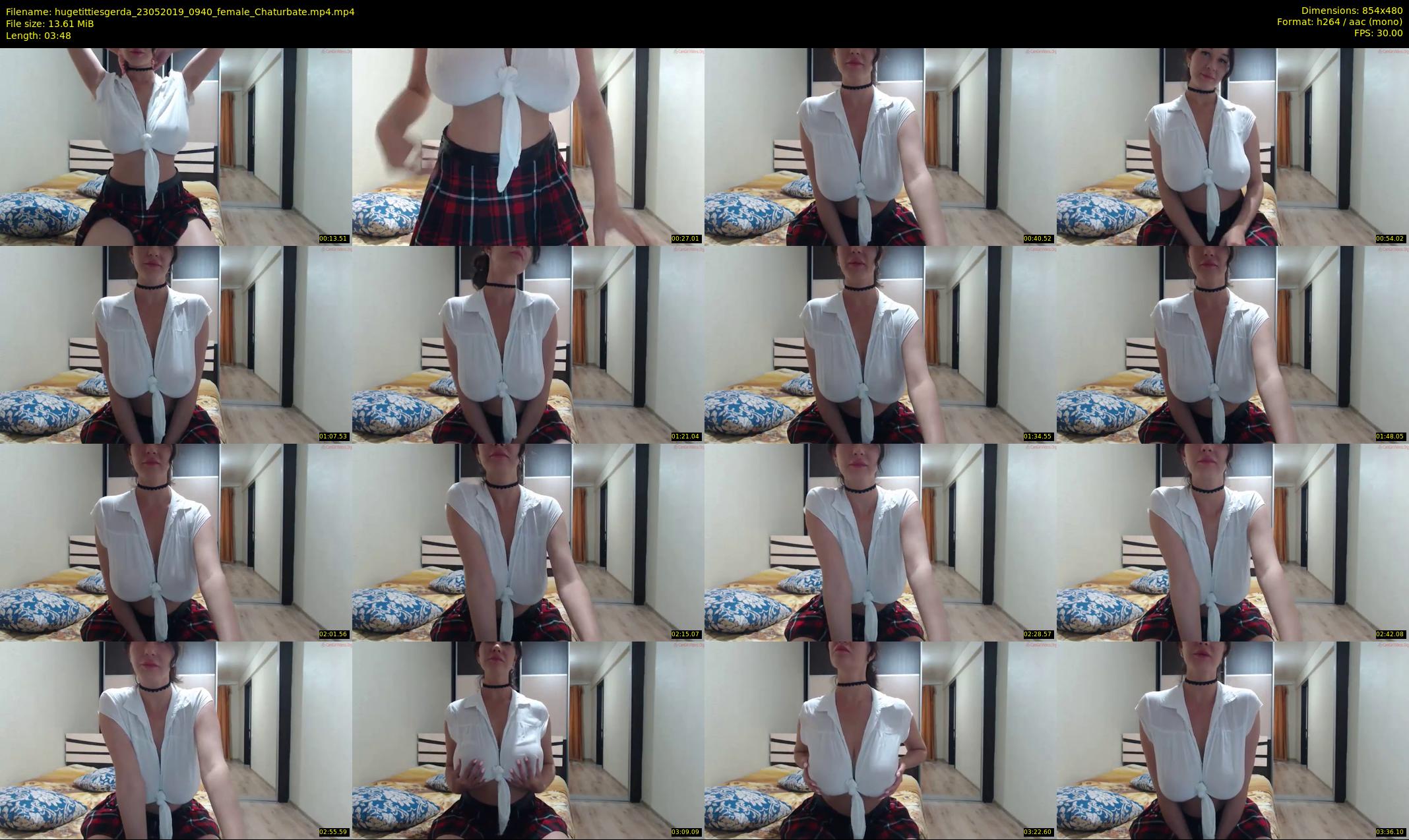 hugetittiesgerda — 4 minute Chaturbate female cam show recording, 480p, May 23, 2019