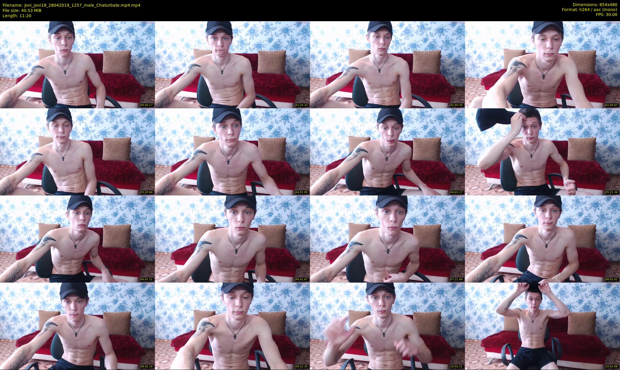 joni_joni18 — 12 minute Chaturbate male cam show recording, 480p, Apr 28, 2019