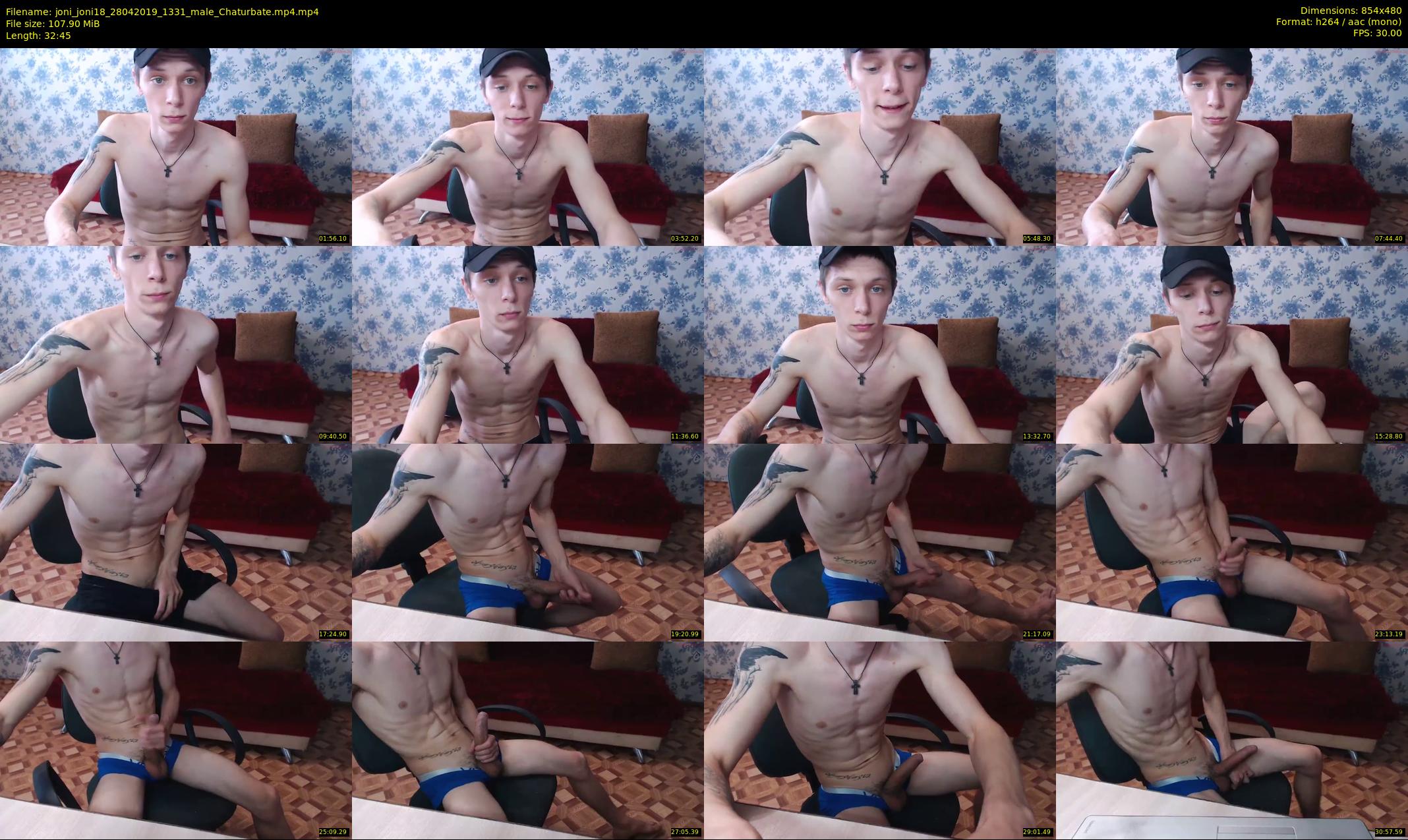 joni_joni18 — 33 minute Chaturbate male cam show recording, 480p, Apr 28, 2019