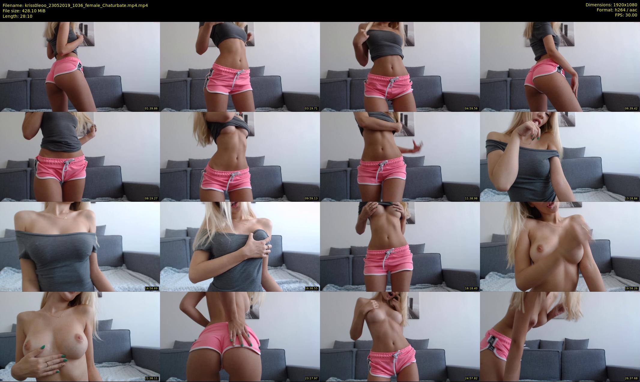 kriss0leoo — 29 minute Chaturbate couple cam show recording, 1080p, May 23, 2019