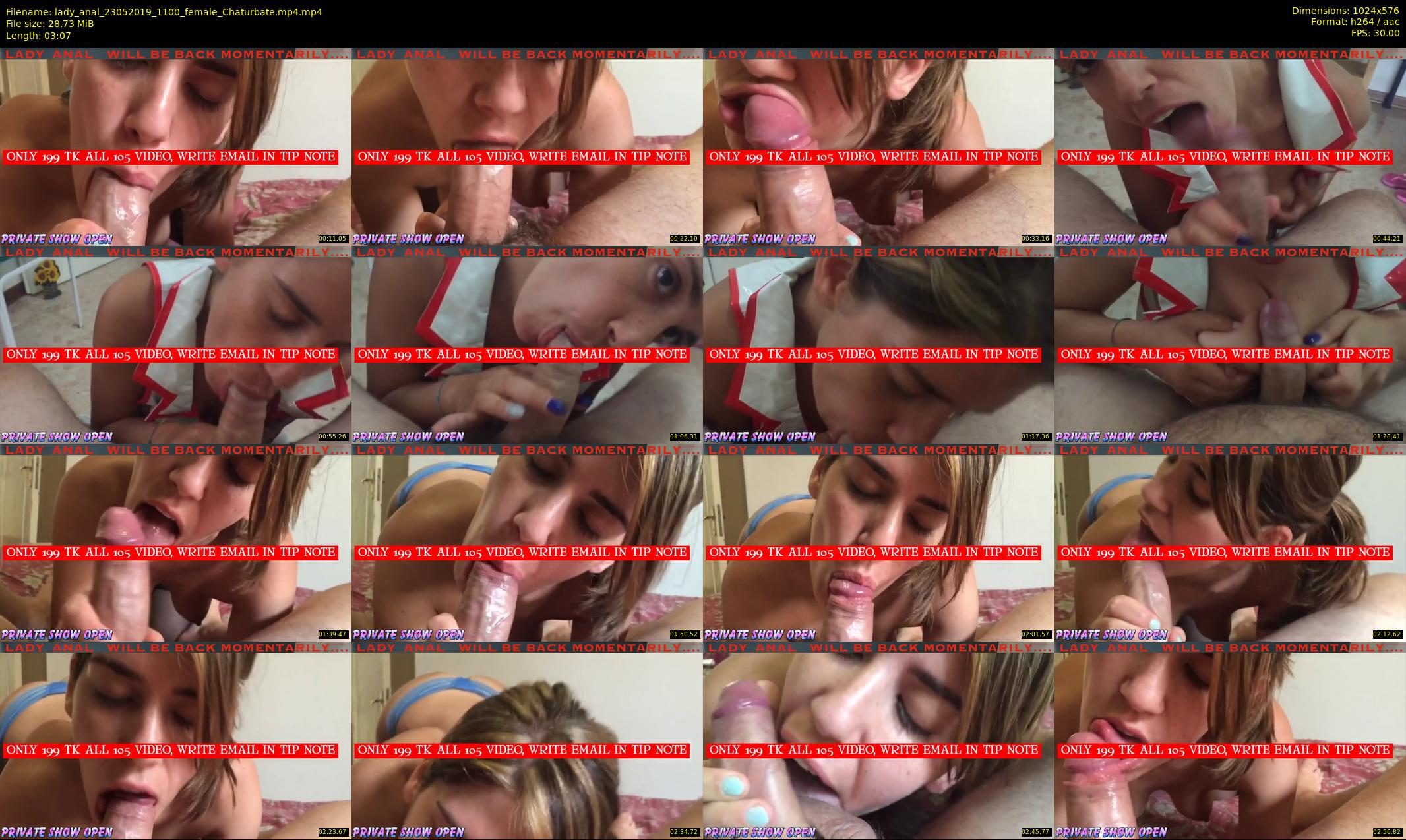 lady_anal — 4 minute Chaturbate female cam show recording, 480p, May 23, 2019