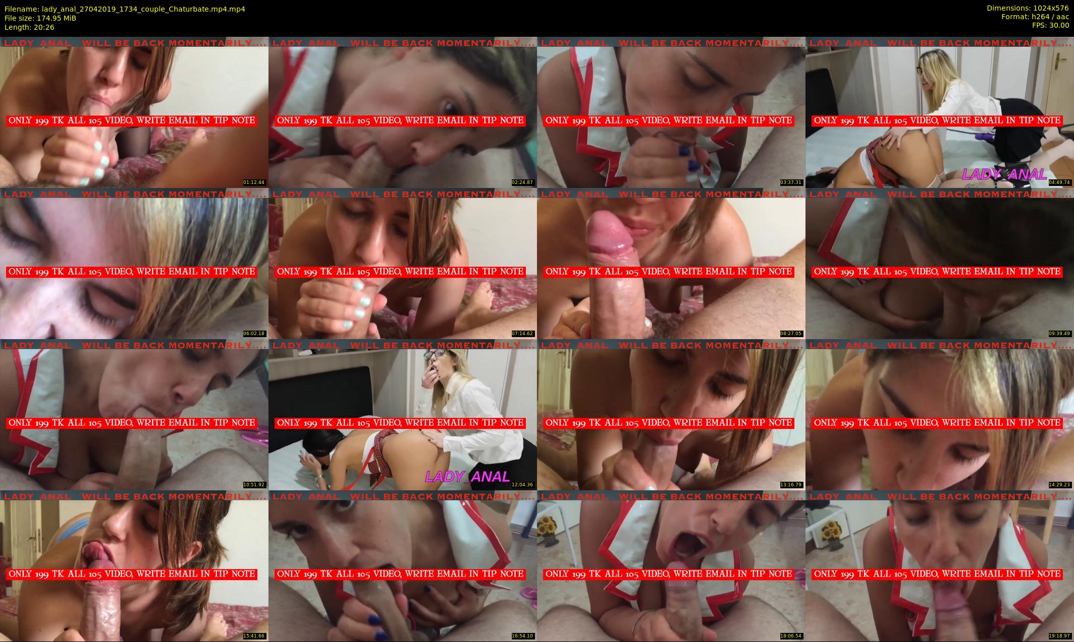 lady_anal — 21 minute Chaturbate female cam show recording, 480p, Apr 27, 2019