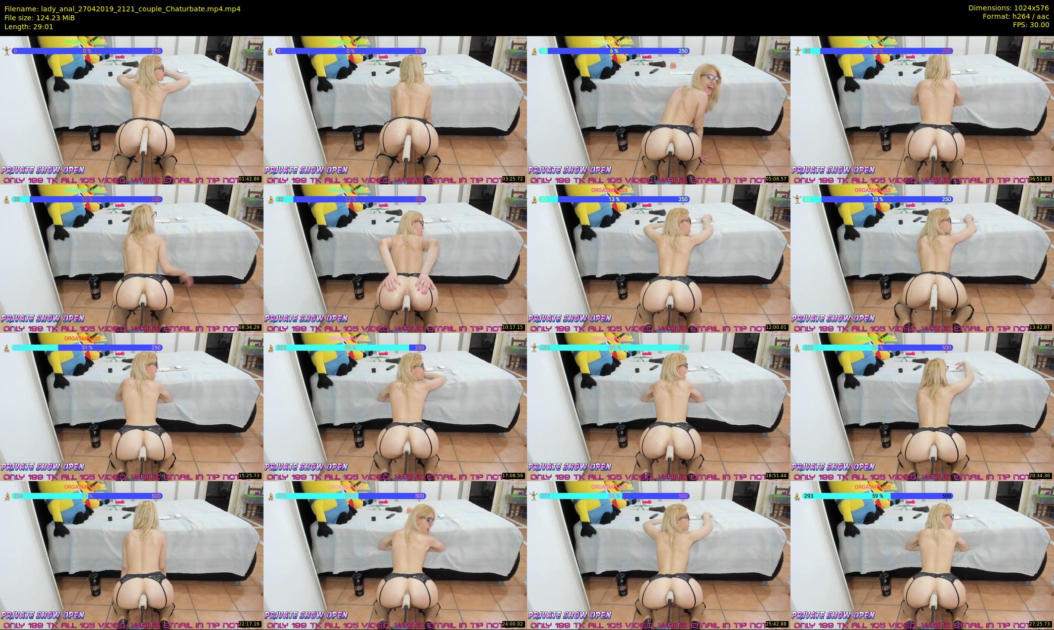 lady_anal — 30 minute Chaturbate female cam show recording, 480p, Apr 27, 2019