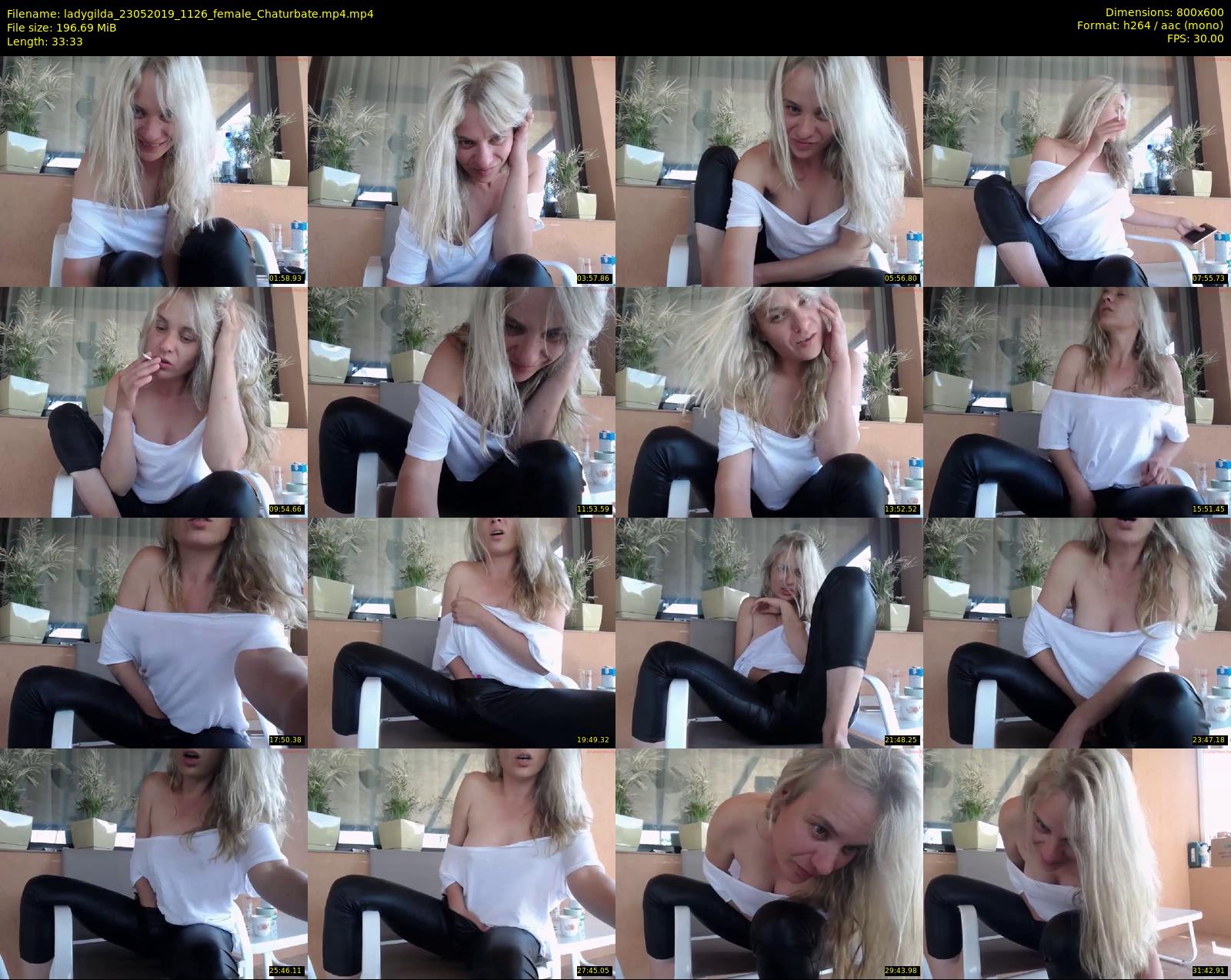 ladygilda — 34 minute Chaturbate female cam show recording, 480p, May 23, 2019