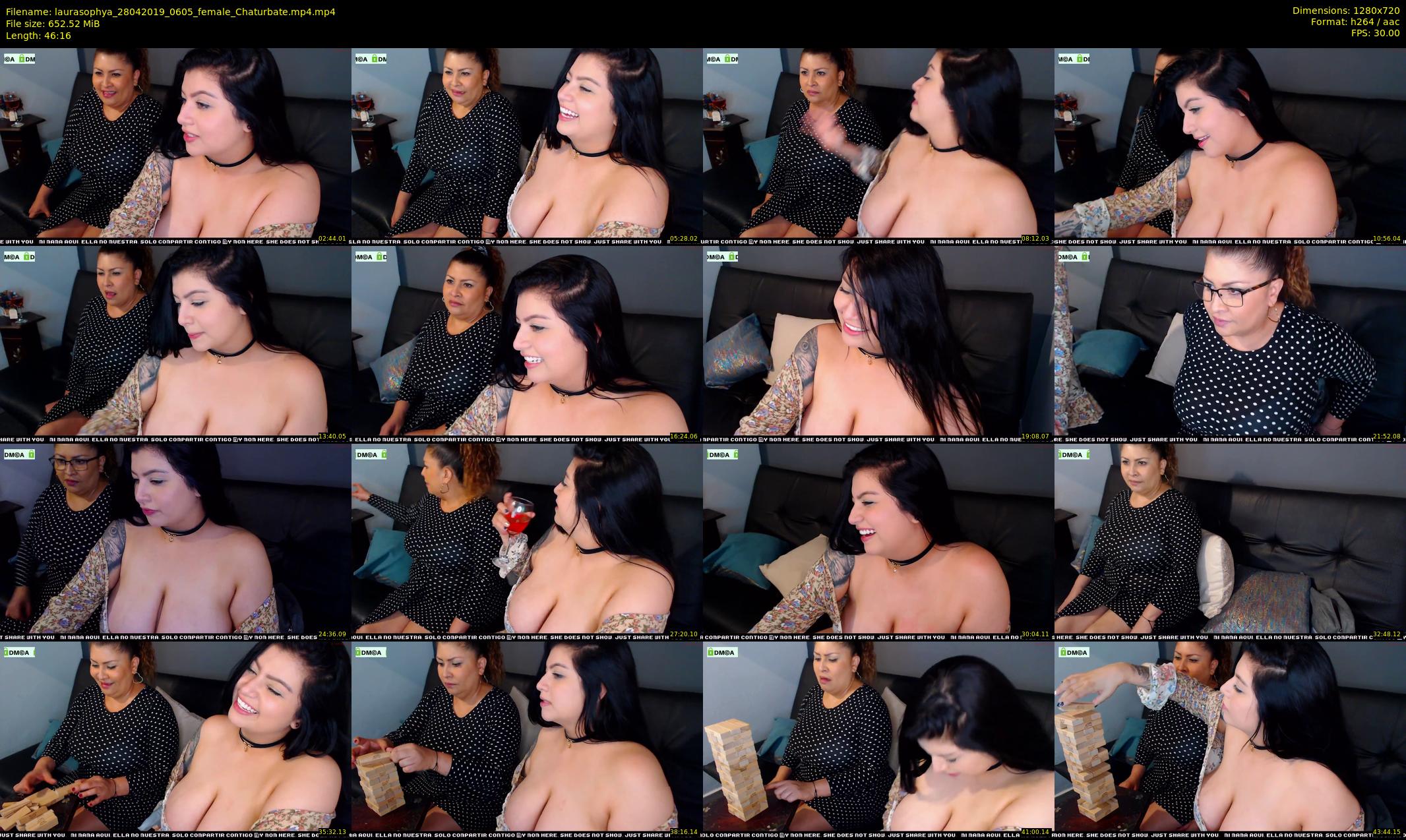 laurasophya — 47 minute Chaturbate female cam show recording, 720p, Apr 28, 2019