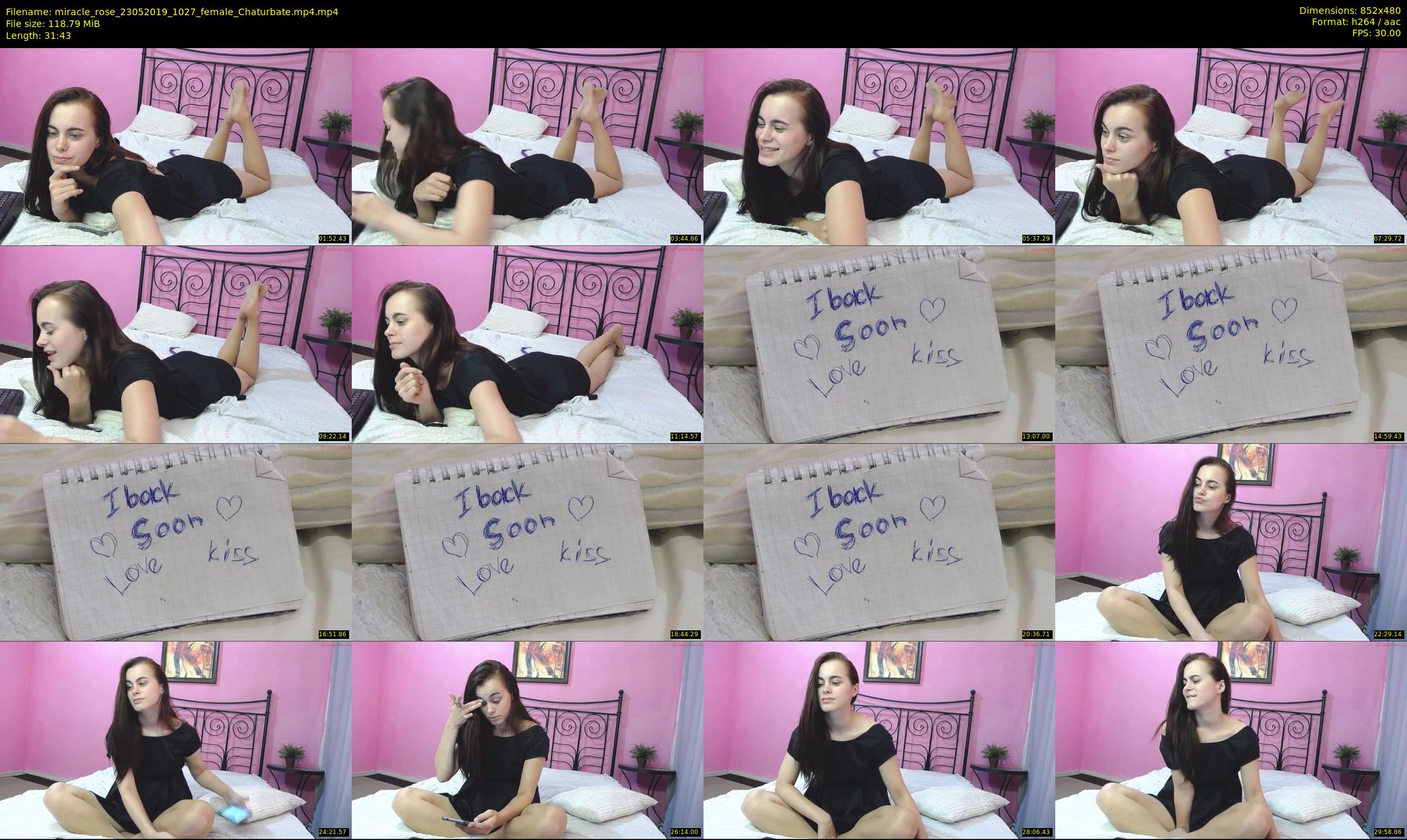 miracle_rose — 32 minute Chaturbate female cam show recording, 480p, May 23, 2019