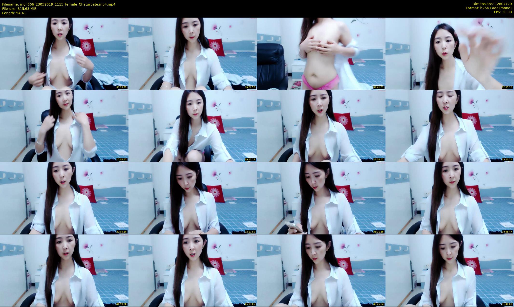 moli666 — 55 minute Chaturbate female cam show recording, 720p, May 23, 2019