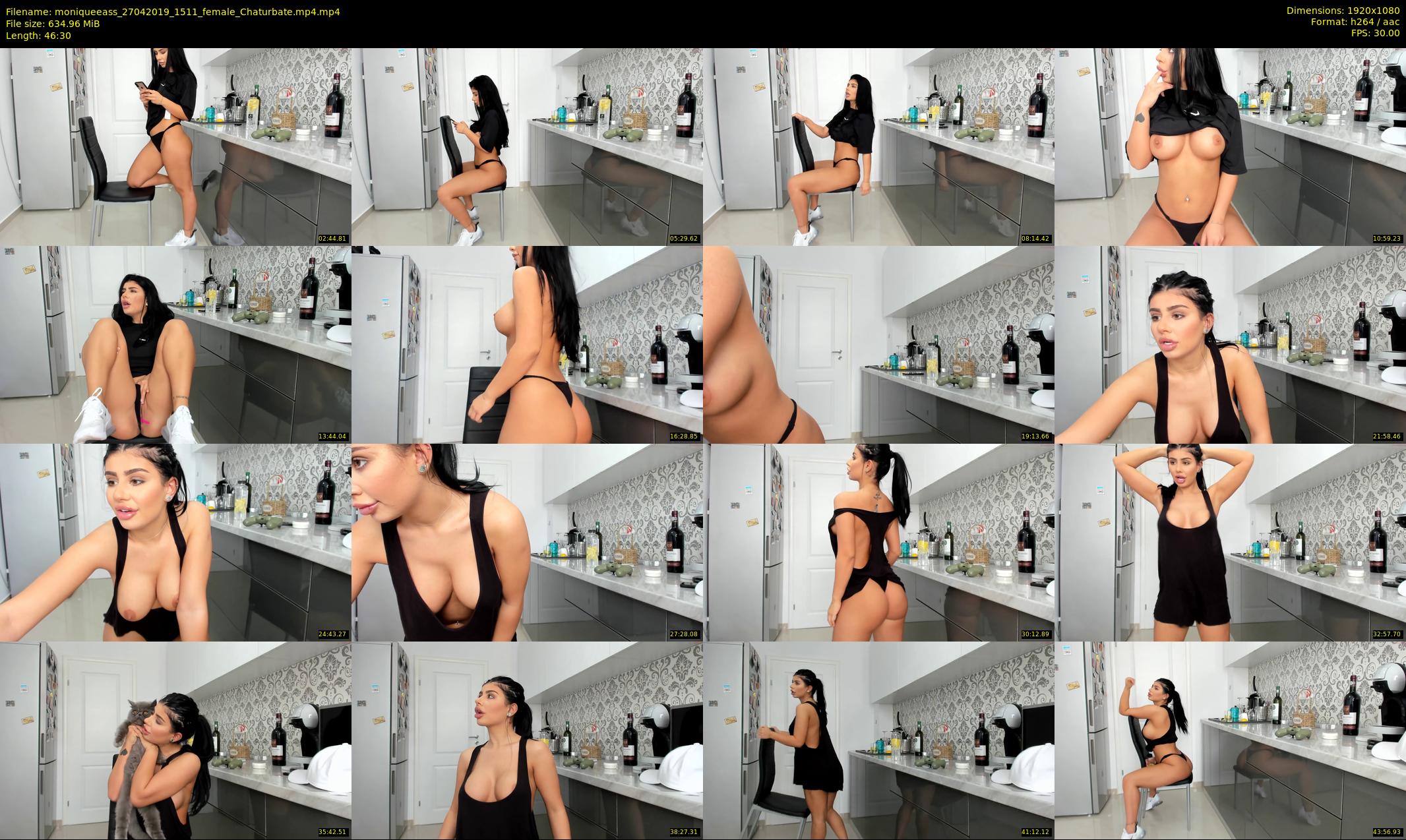 moniqueeass — 47 minute Chaturbate female cam show recording, 1080p, Apr 27, 2019