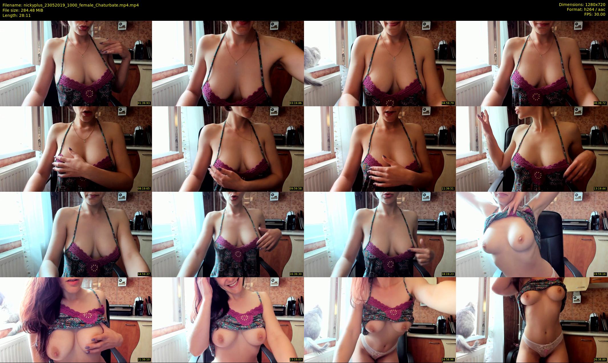 nickyplus — 29 minute Chaturbate couple cam show recording, 720p, May 23, 2019