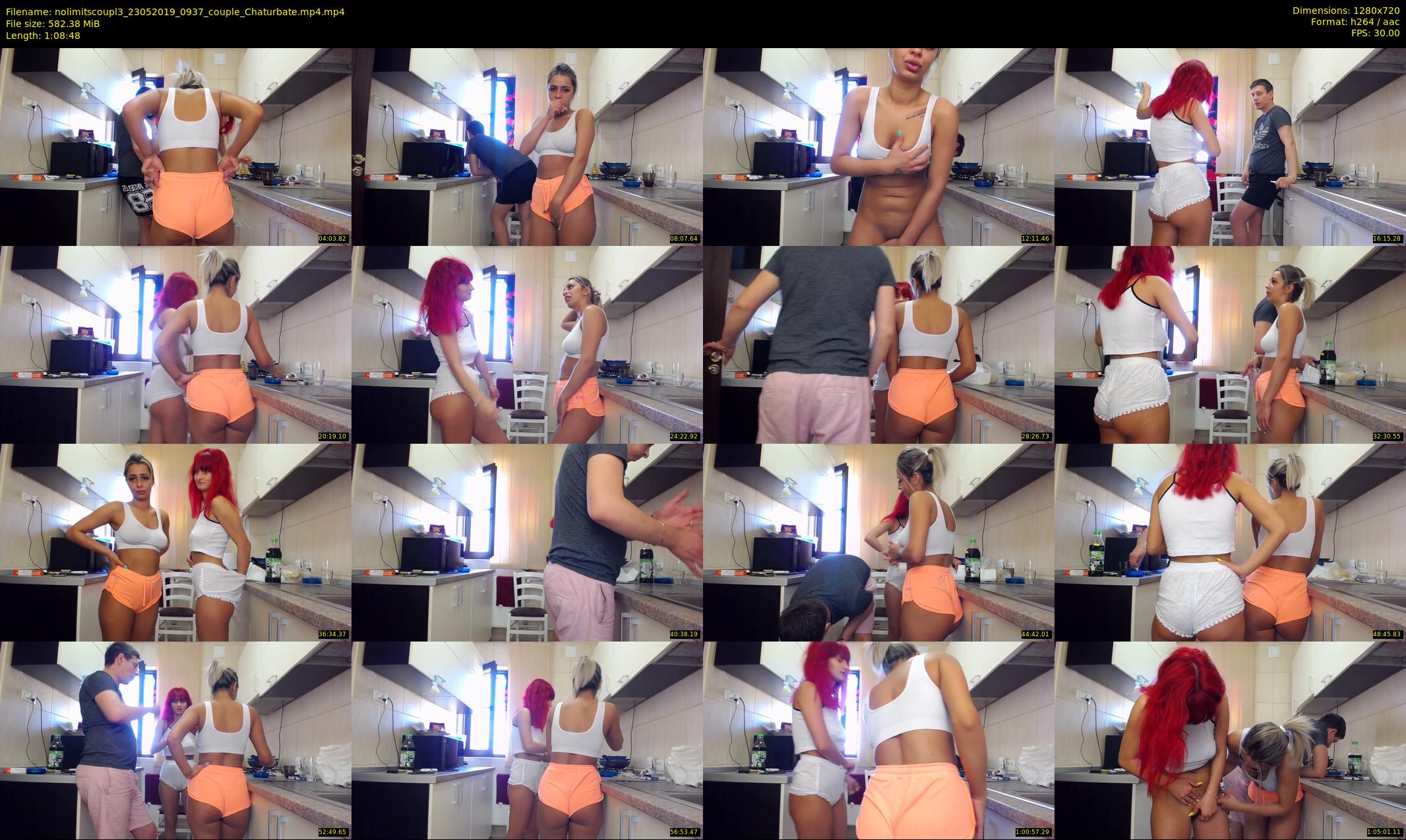 nolimitscoupl3 — 69 minute Chaturbate couple cam show recording, 720p, May 23, 2019