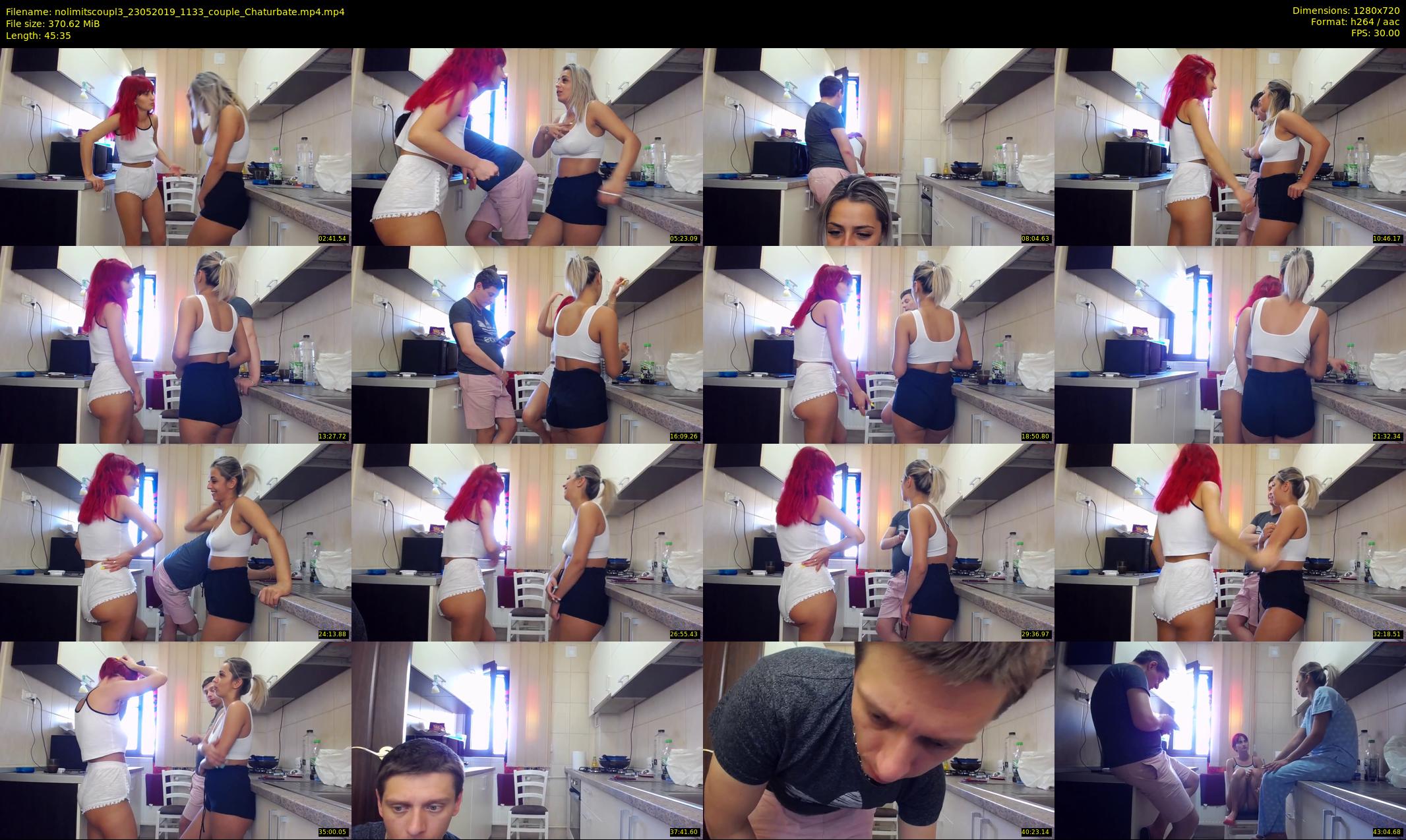 nolimitscoupl3 — 46 minute Chaturbate couple cam show recording, 720p, May 23, 2019