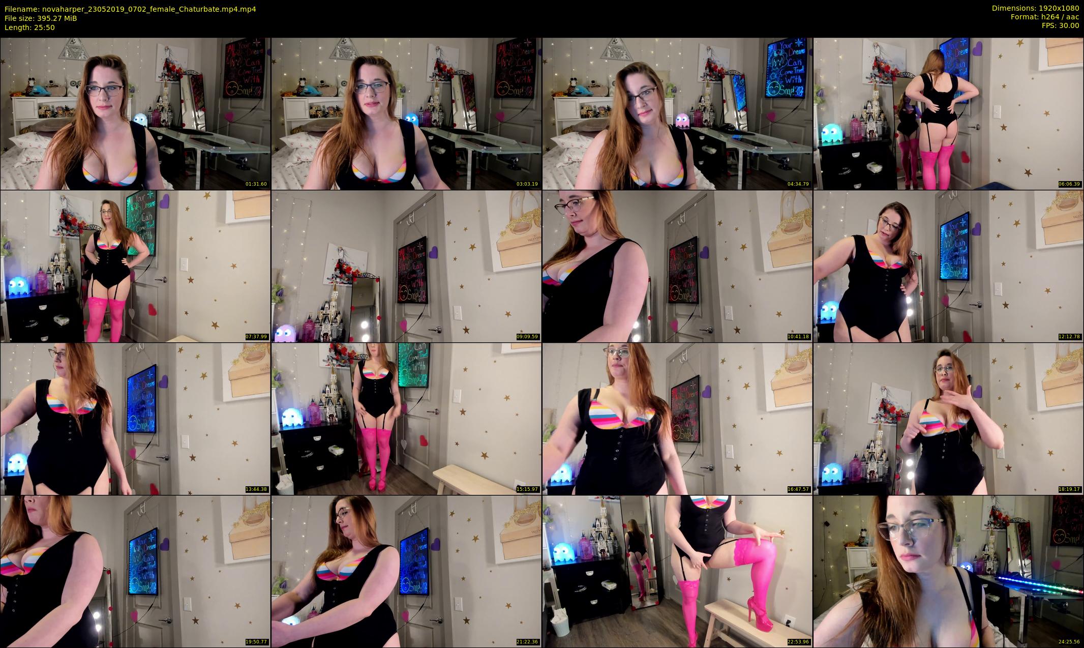 novaharper — 26 minute Chaturbate female cam show recording, 1080p, May 23, 2019