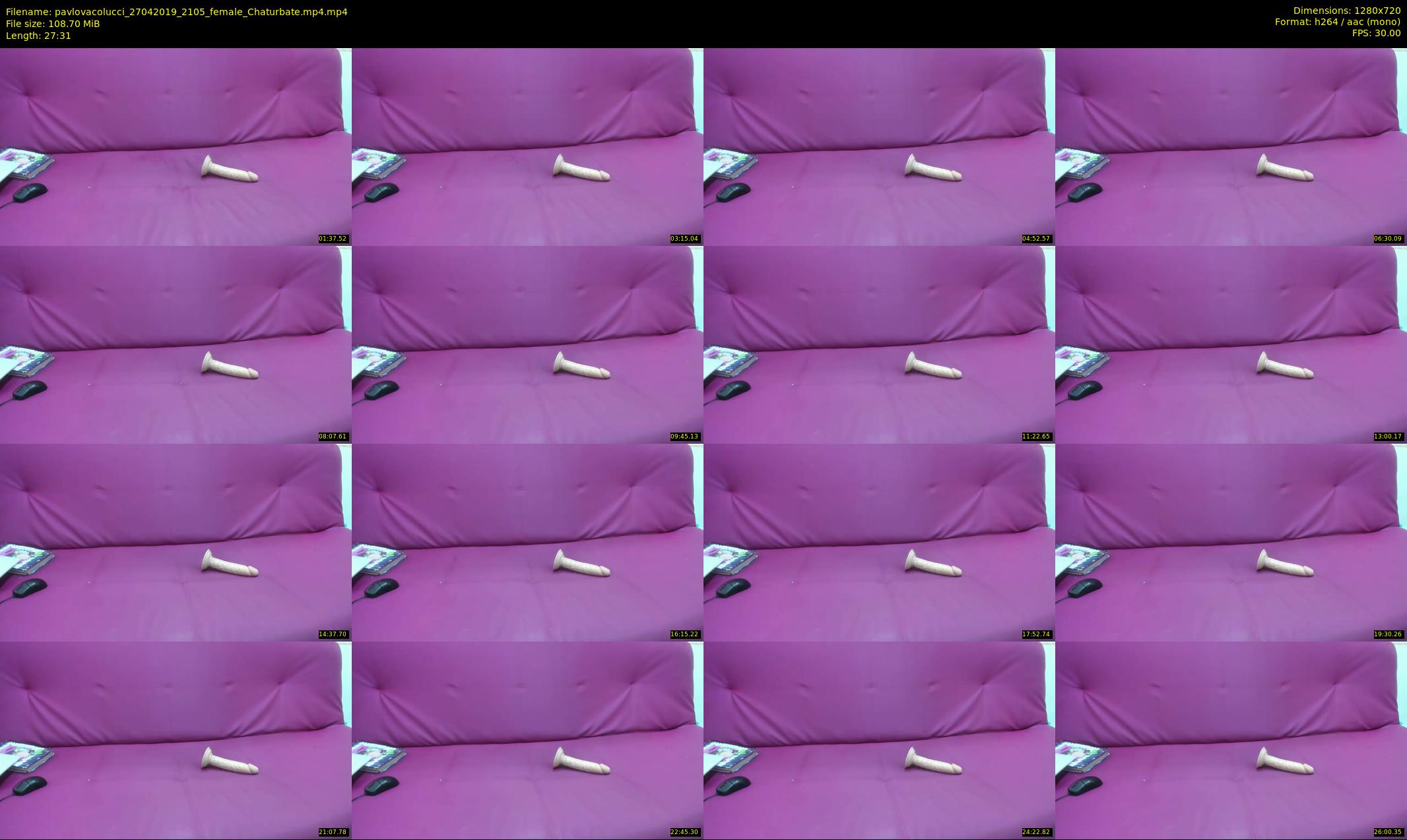 pavlovacolucci — 28 minute Chaturbate female cam show recording, 720p, Apr 27, 2019