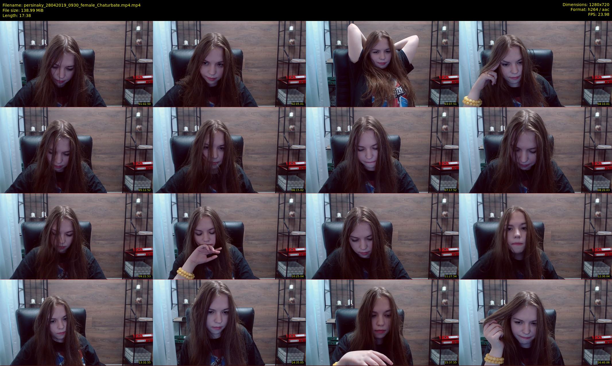 persinaky — 18 minute Chaturbate female cam show recording, 720p, Apr 28, 2019