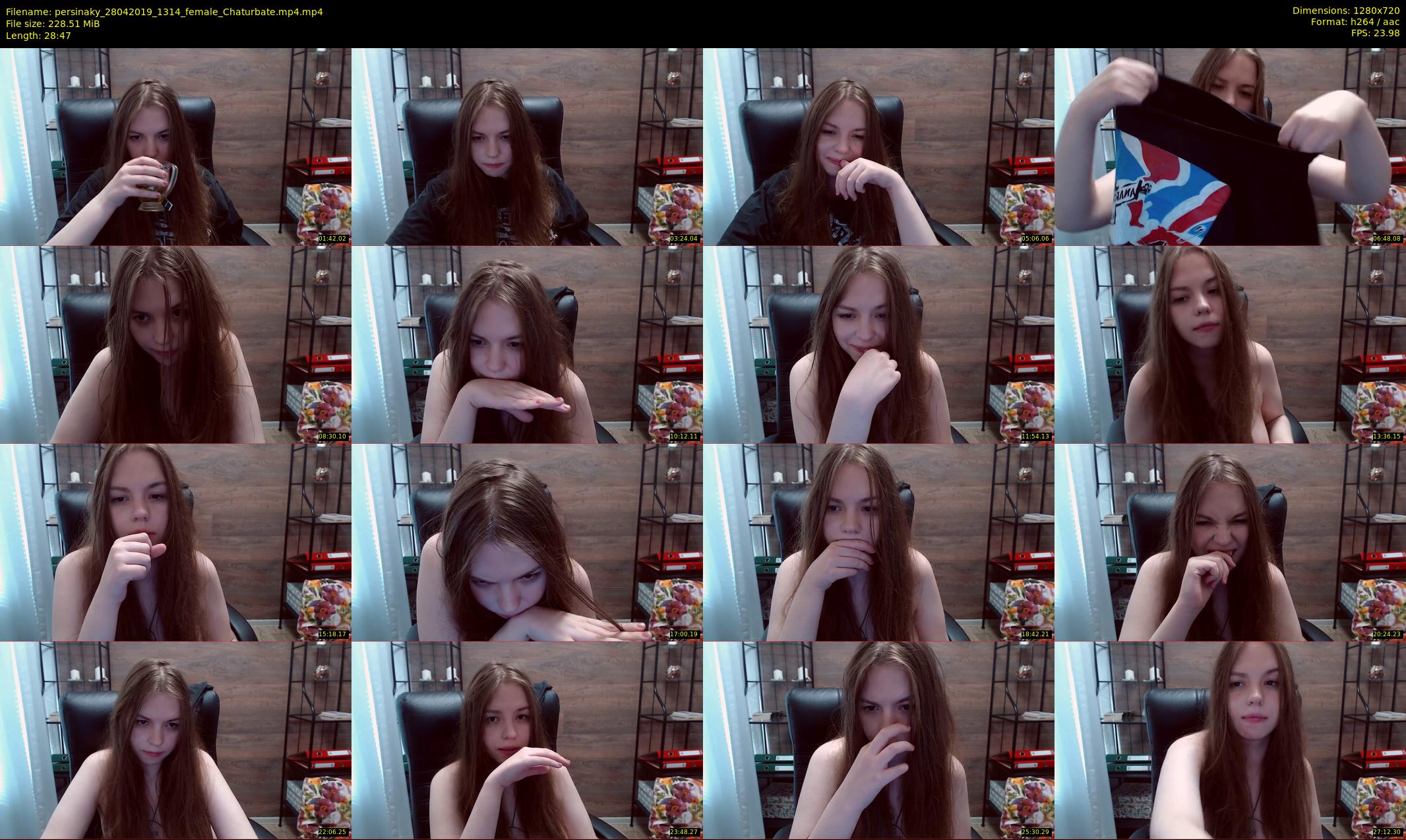 persinaky — 29 minute Chaturbate female cam show recording, 720p, Apr 28, 2019