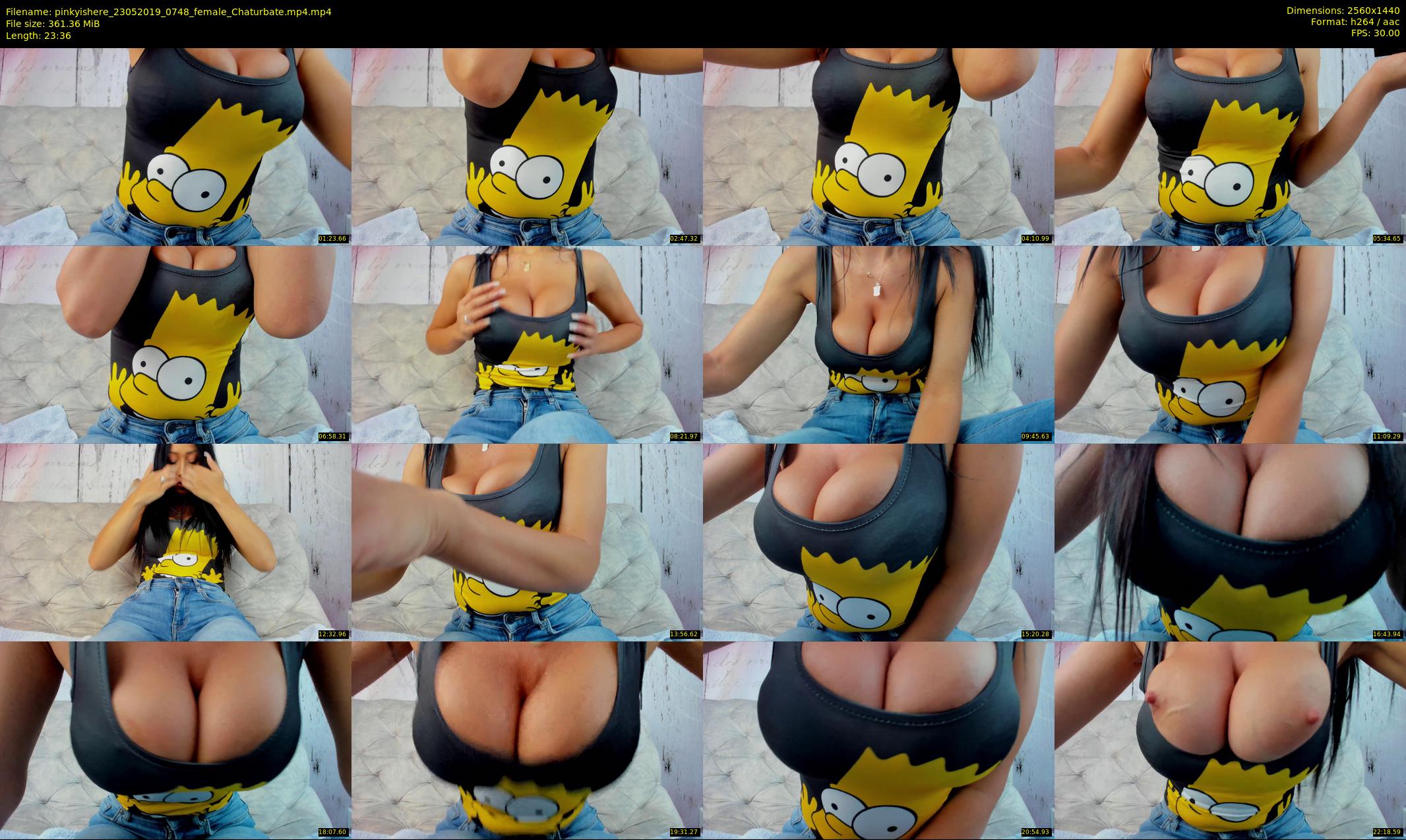 pinkyishere — 24 minute Chaturbate female cam show recording, 1080p, May 23, 2019