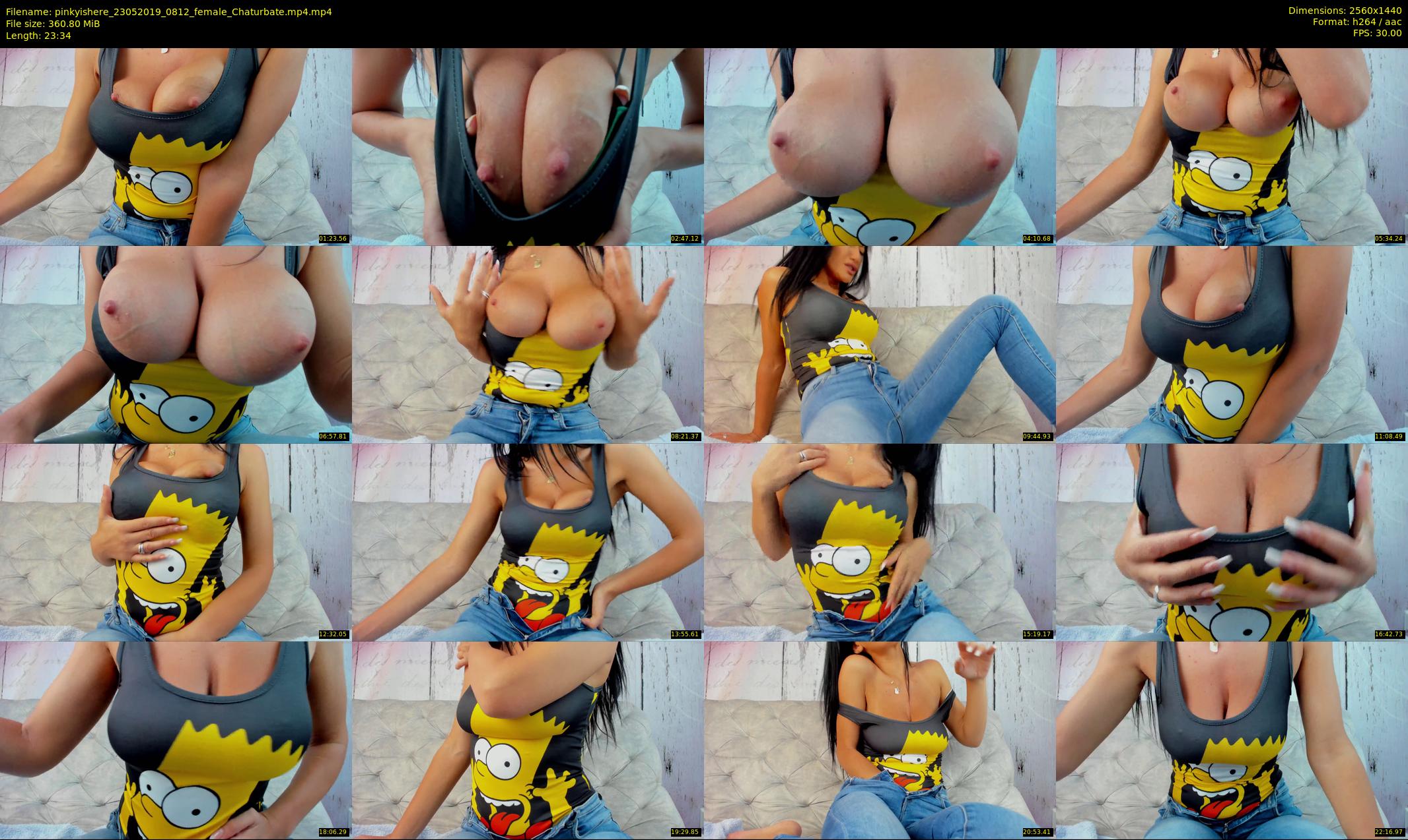 pinkyishere — 24 minute Chaturbate female cam show recording, 1080p, May 23, 2019