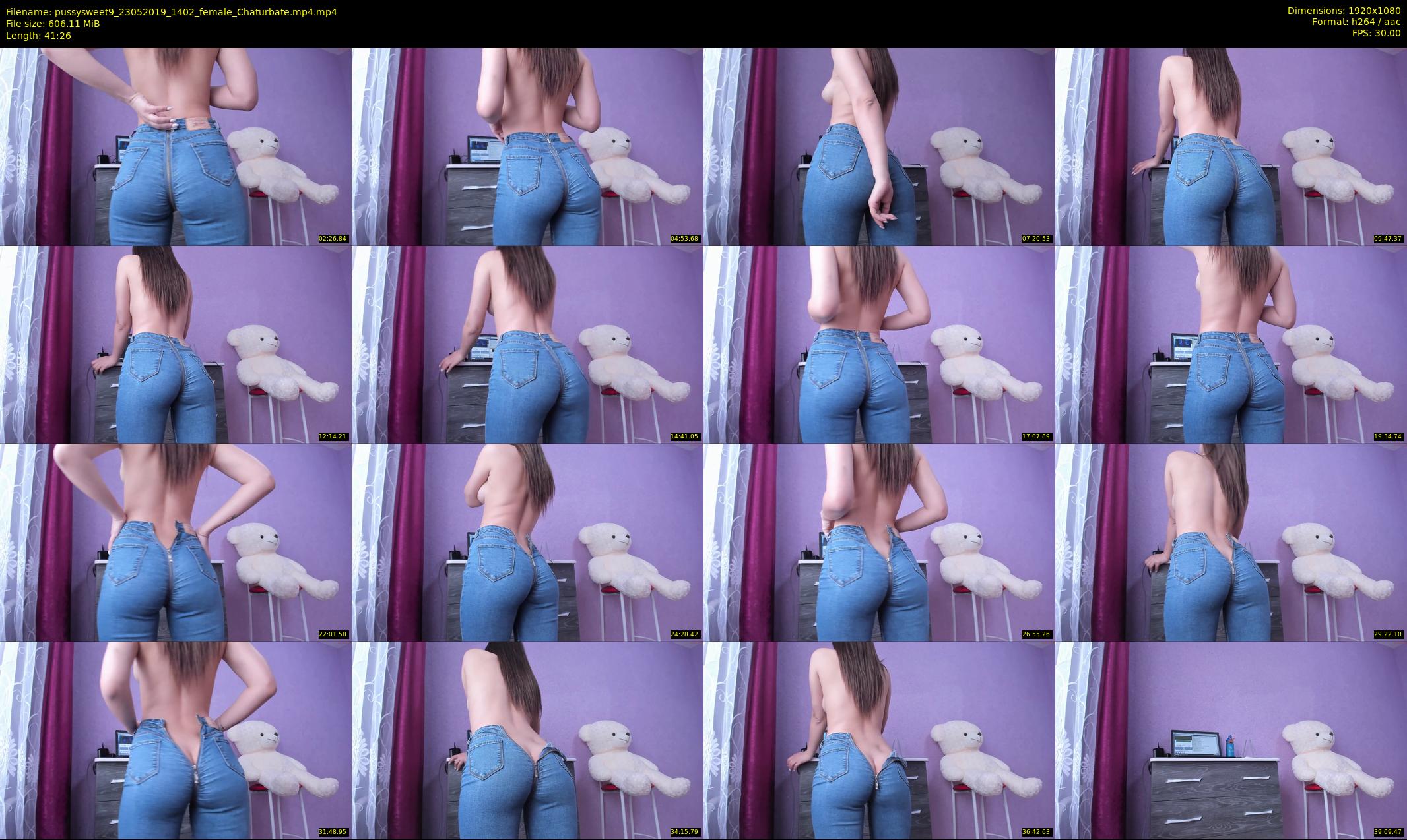 pussysweet9 — 42 minute Chaturbate female cam show recording, 1080p, May 23, 2019