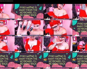 pyrowayne — 93 minute Chaturbate female cam show recording, 720p, Apr 28, 2019