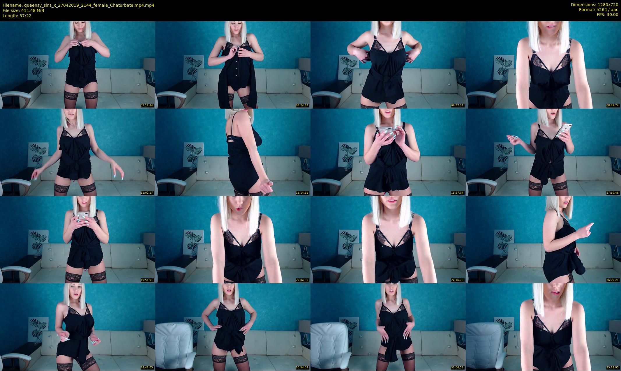 queensy_sins_x — 38 minute Chaturbate female cam show recording, 720p, Apr 27, 2019