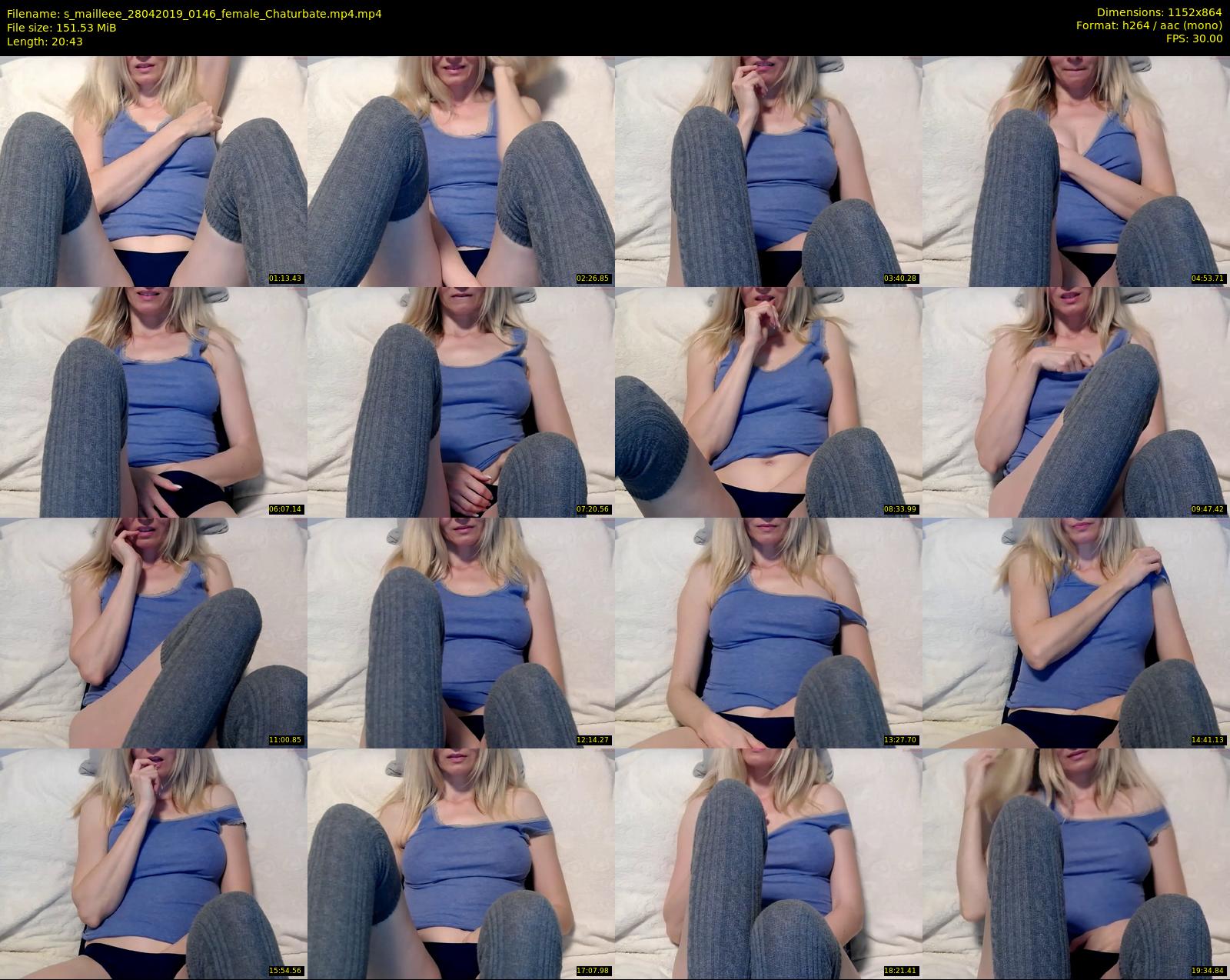 s_mailleee — 21 minute Chaturbate female cam show recording, 720p, Apr 28, 2019