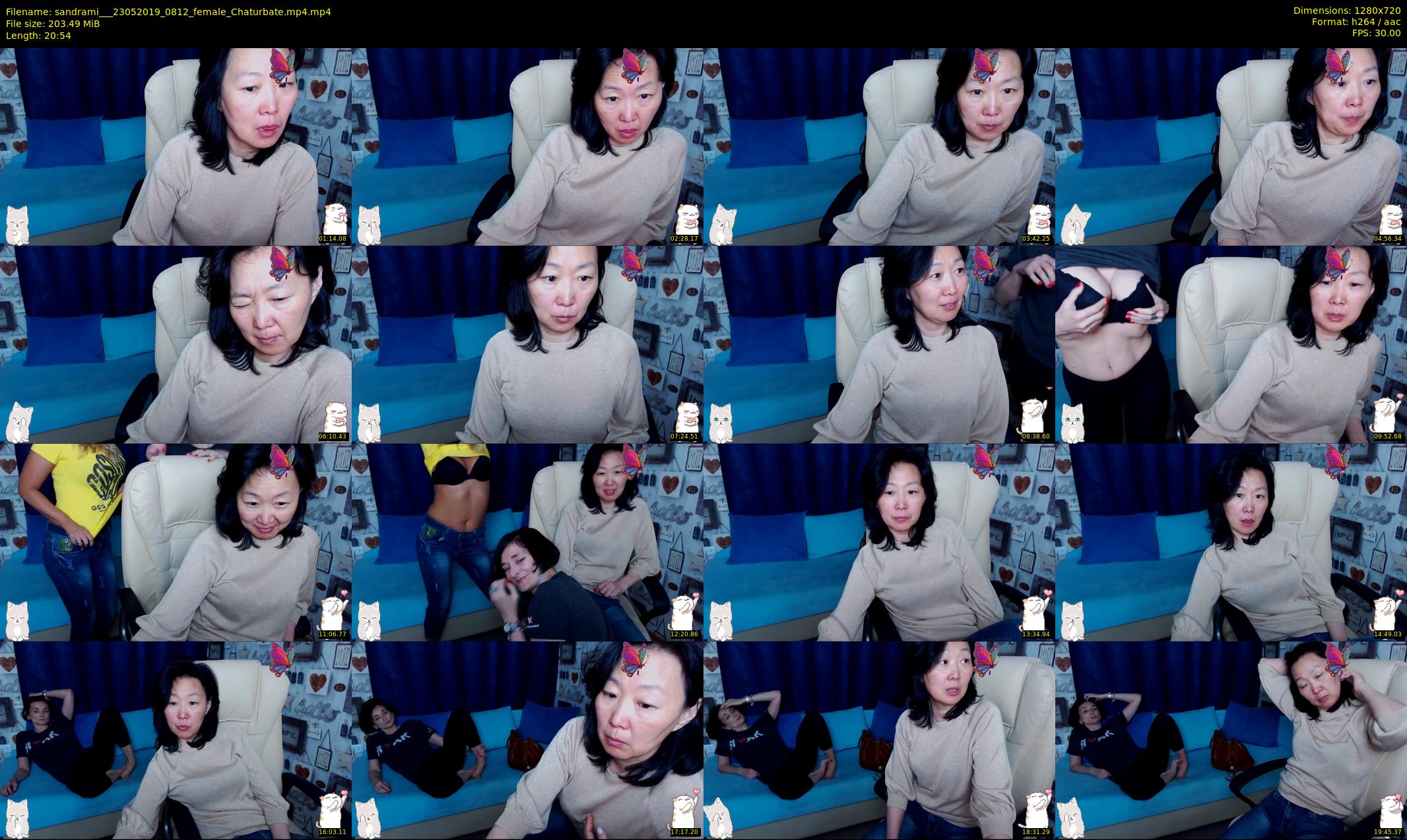 sandrami__ — 21 minute Chaturbate female cam show recording, 720p, May 23, 2019