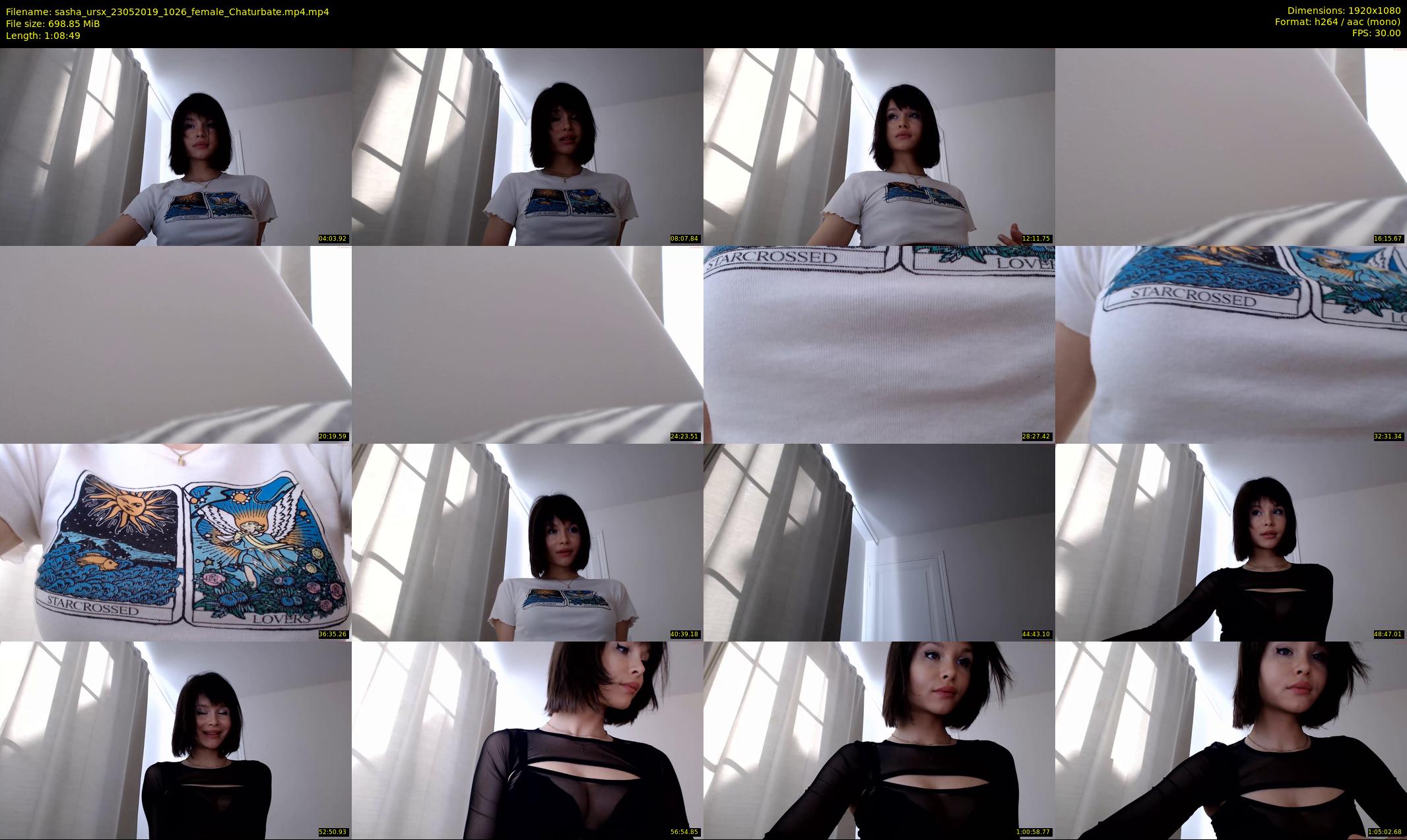 sasha_ursx — 69 minute Chaturbate female cam show recording, 1080p, May 23, 2019