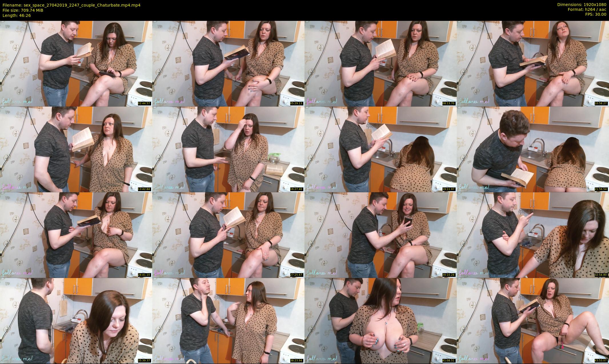sex_space — 47 minute Chaturbate couple cam show recording, 1080p, Apr 27, 2019