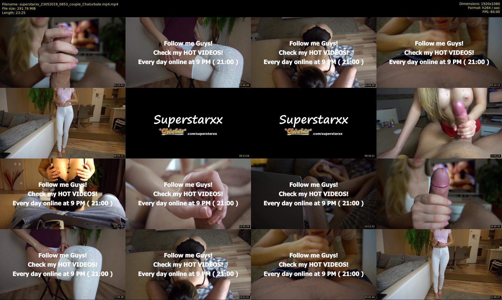 superstarxx — 24 minute Chaturbate female cam show recording, 1080p, May 23, 2019