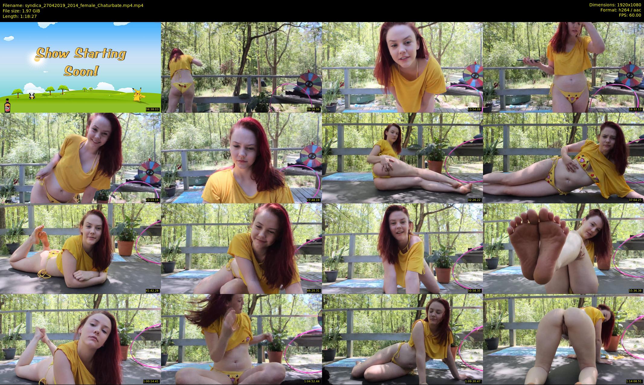 syndica — 79 minute Chaturbate female cam show recording, 1080p, Apr 27, 2019
