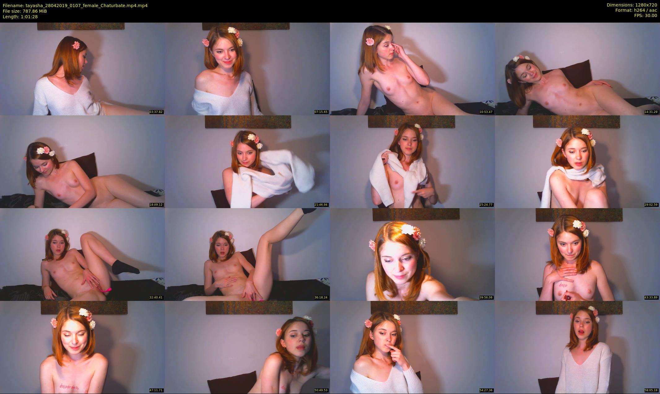 tayasha — 62 minute Chaturbate female cam show recording, 720p, Apr 28, 2019
