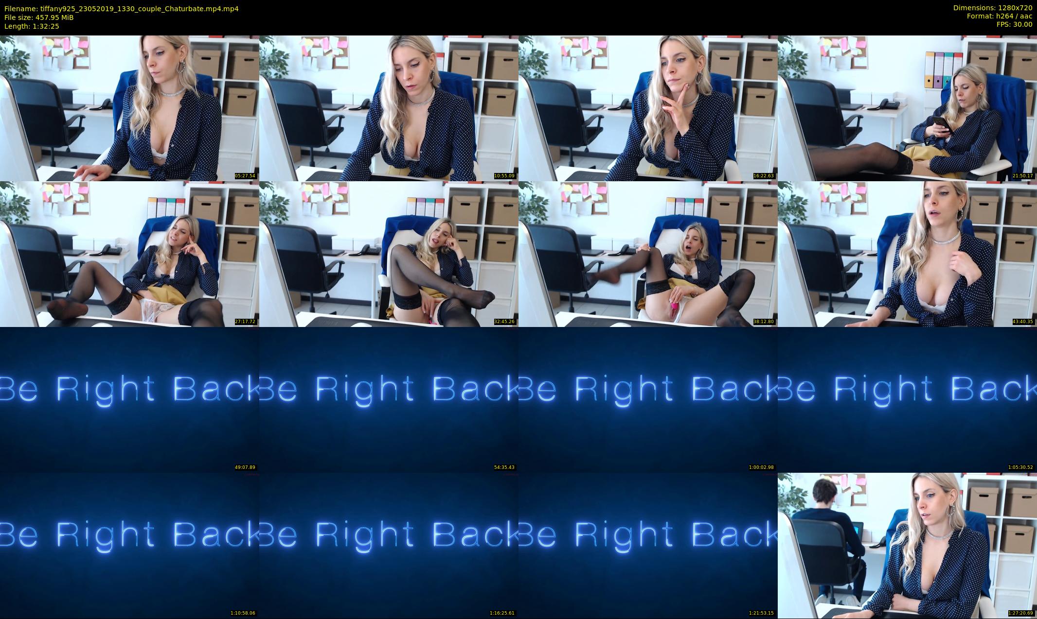 tiffany925 — 93 minute Chaturbate female cam show recording, 720p, May 23, 2019